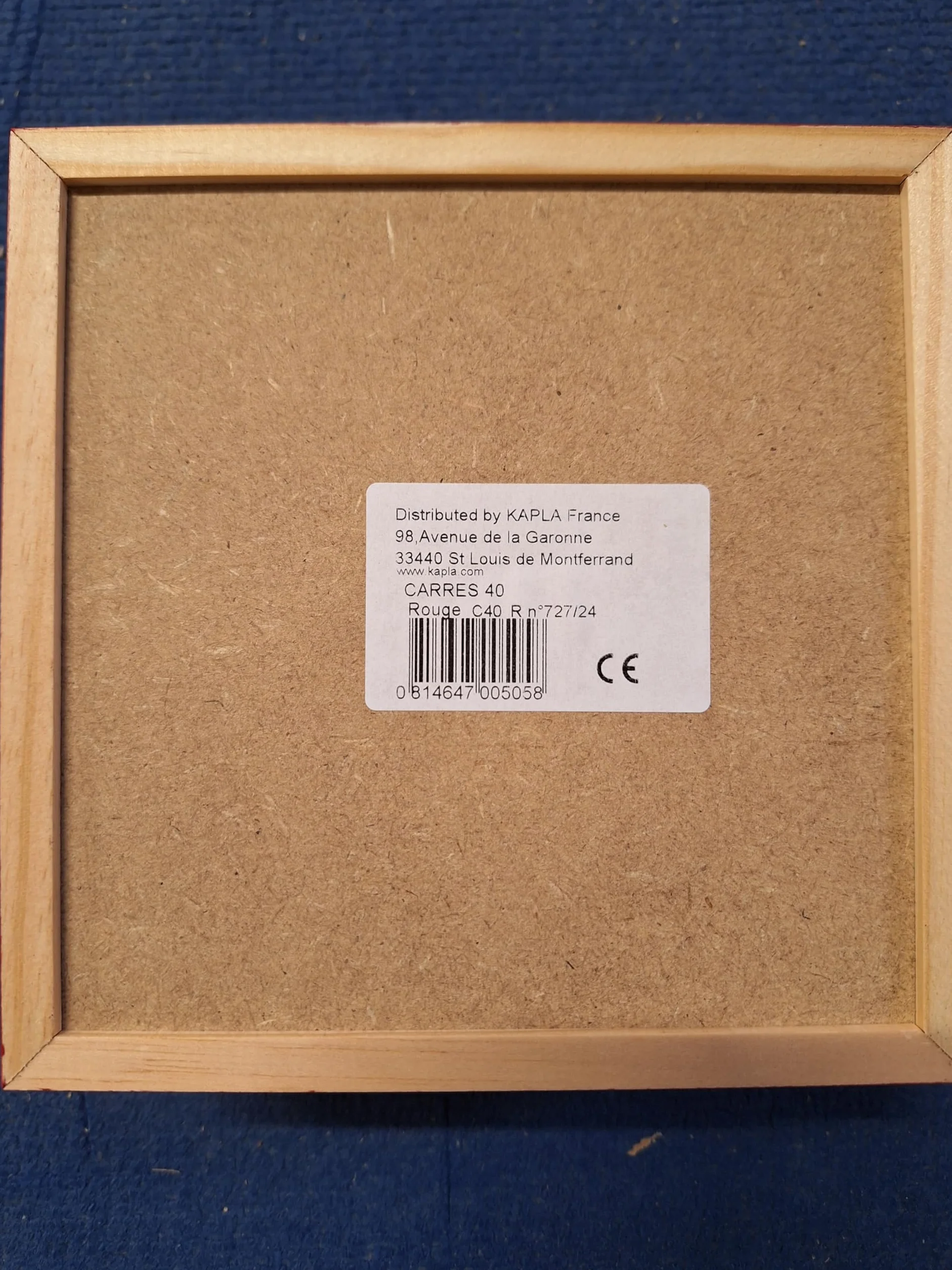 KAPLA Coffret 40 Rouge