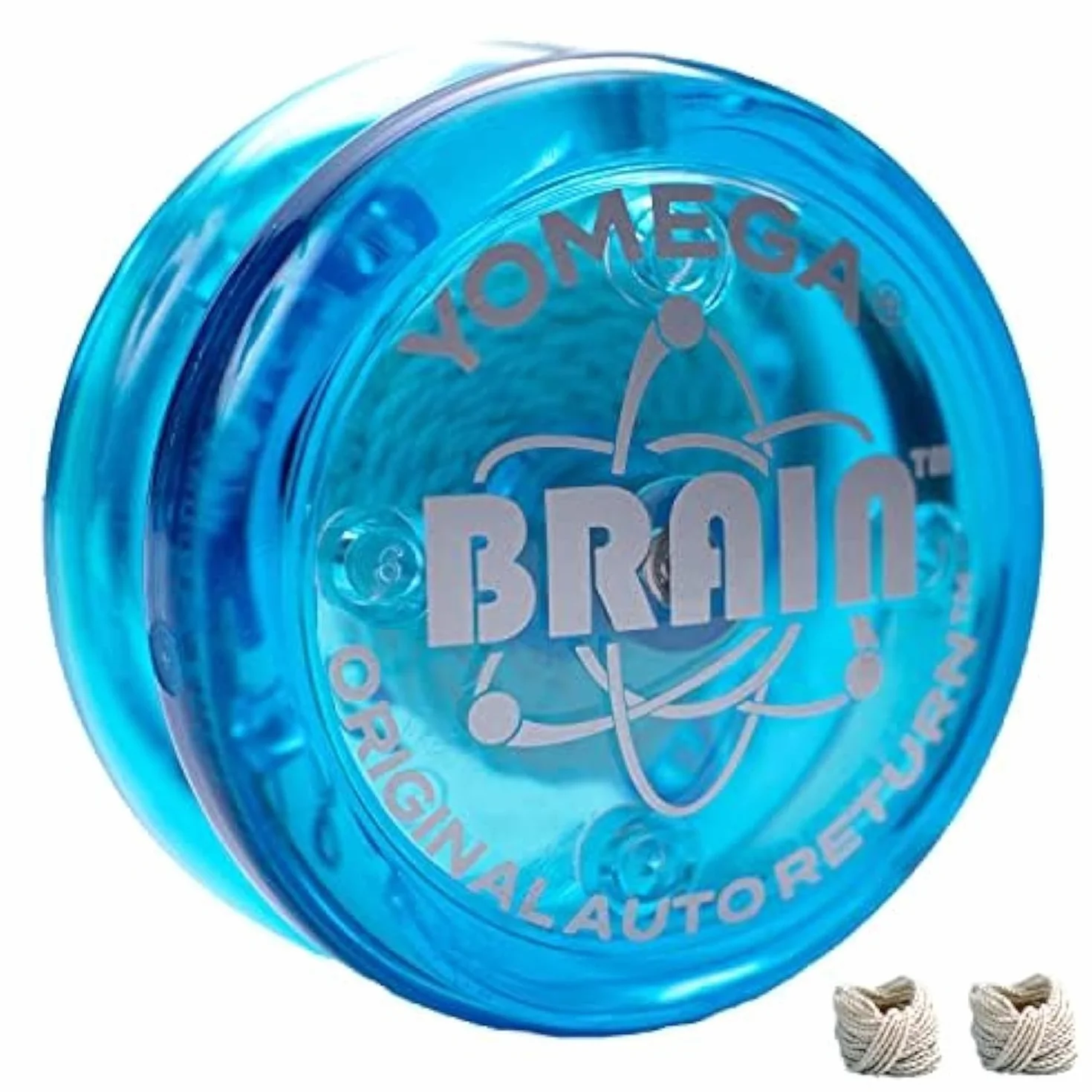 Yomega Le Brain Original Yoyo Professionnel réactif avec retournement automatique + 2 Cordes Bleu