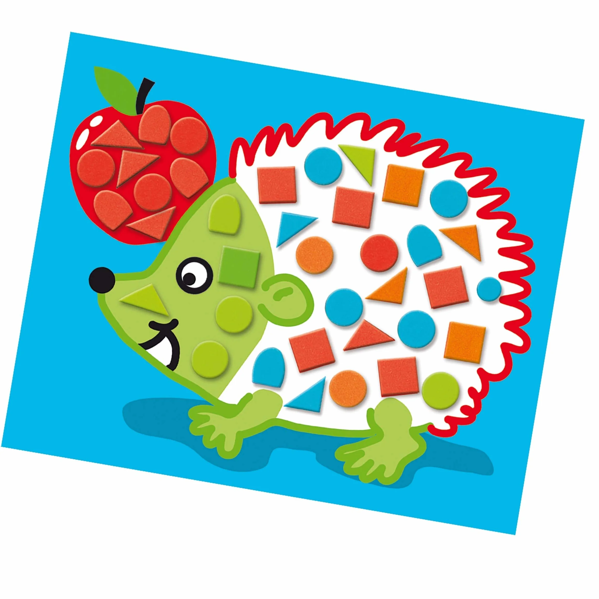 SES Creative Mosaique Loisir Creatif 12 Cartes Autocollants Multicolore Enfants 3 Ans