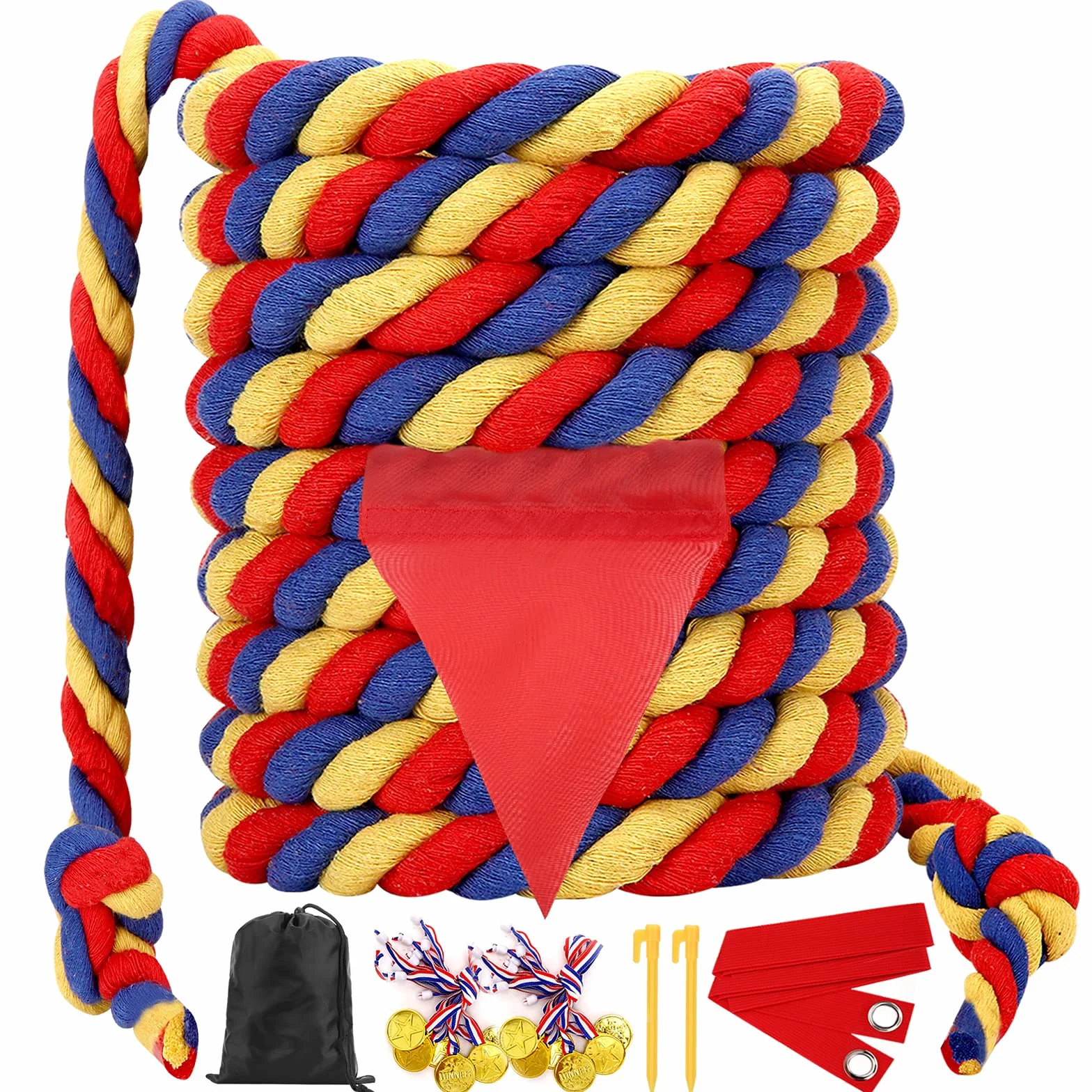 Jeu de Tir à la Corde Extérieur pour Enfant Adulte Famille 6M