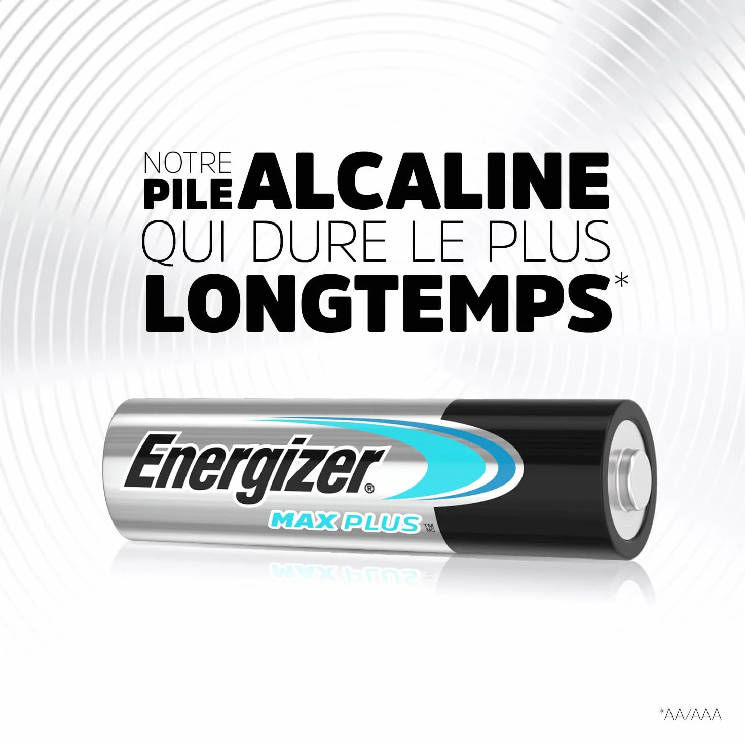 Piles alcalines AA Energizer Max Plus, Pack de X