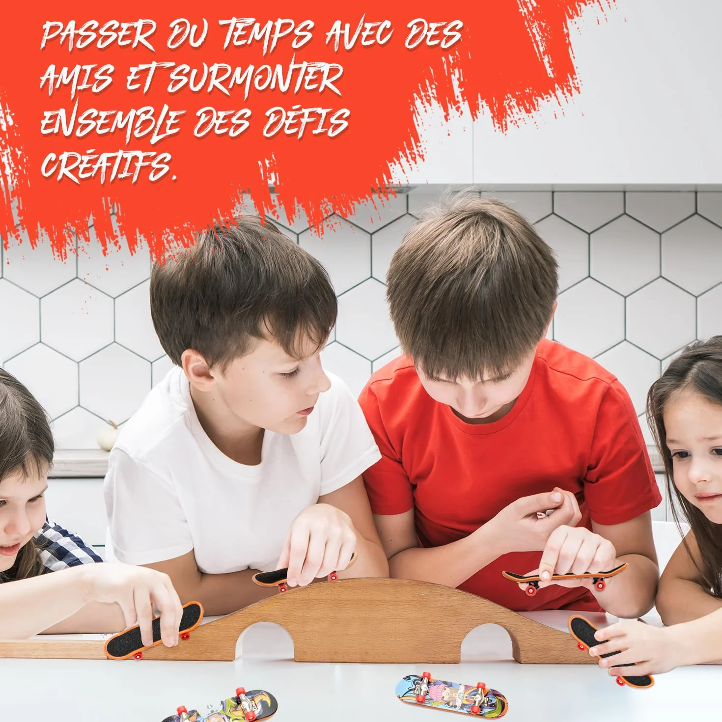 Magicat Mini Skateboards 12 Planches à Doigts Finger Skate Jouet pour Enfants