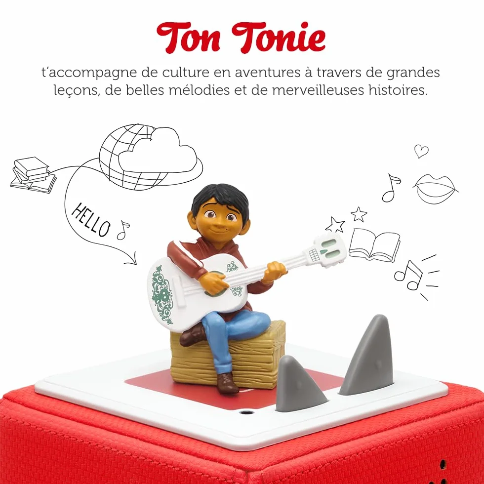 Tonies Figurine Disney Coco avec Histoire Audio pour Conteuse Toniebox, Audioconte 4 Ans et Plus