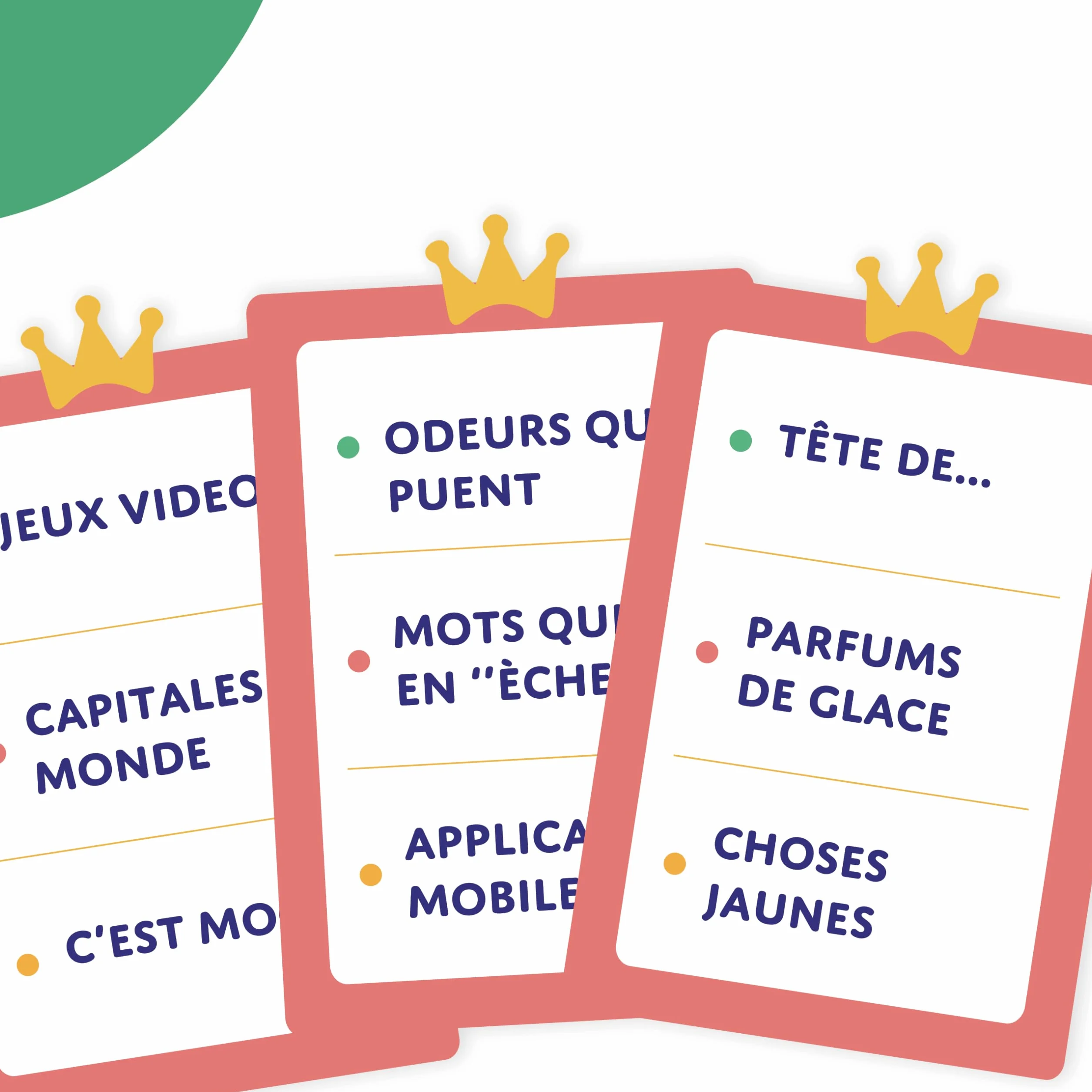 CRACK LIST La Récré Jeu de Cartes Éducatif et Amusant Version Petit Bac - 2 à 8 Joueurs - 7 Ans+