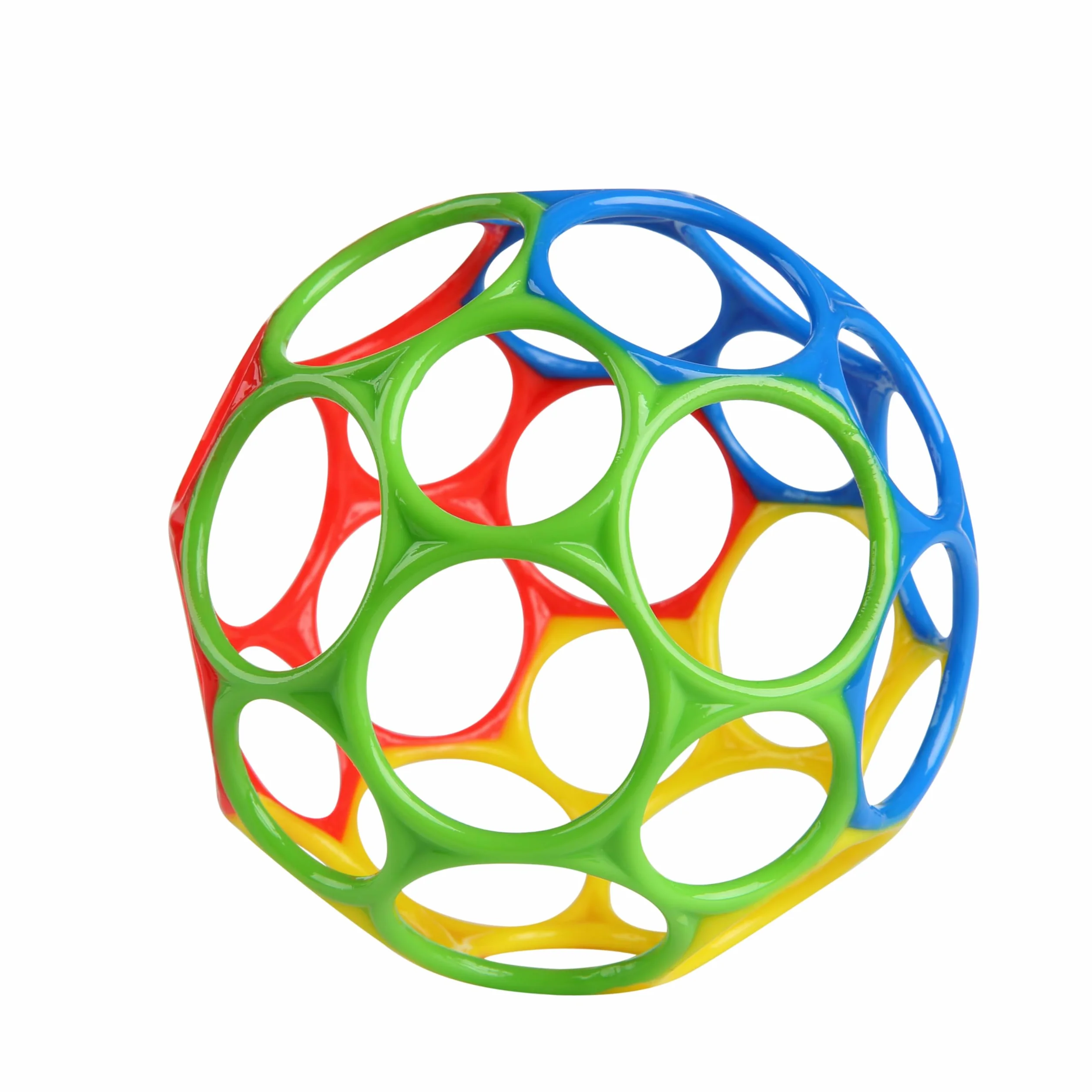 Bright Starts Oball Classic Balle Flexible Jouet d'activité sensorielle Multicolore