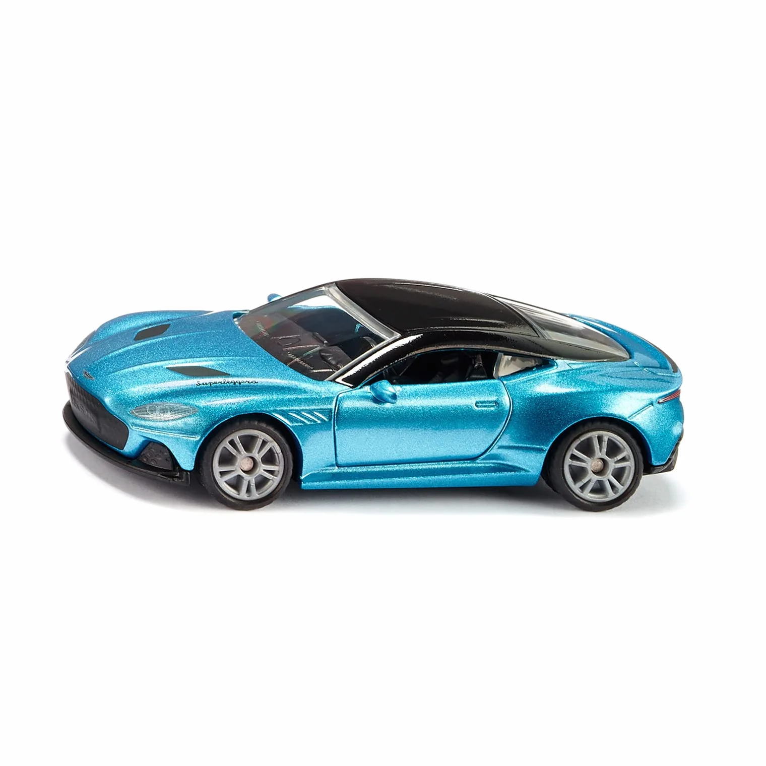 Siku 1582 Aston Martin DBS Superleggera Voiture jouet métal bleu portes ouvrables