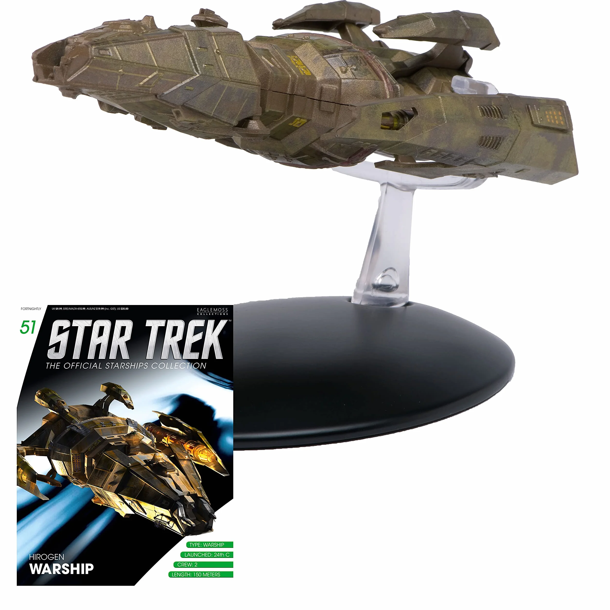 Star Trek Hirogen Hunter Warship Model Eaglemoss Collections