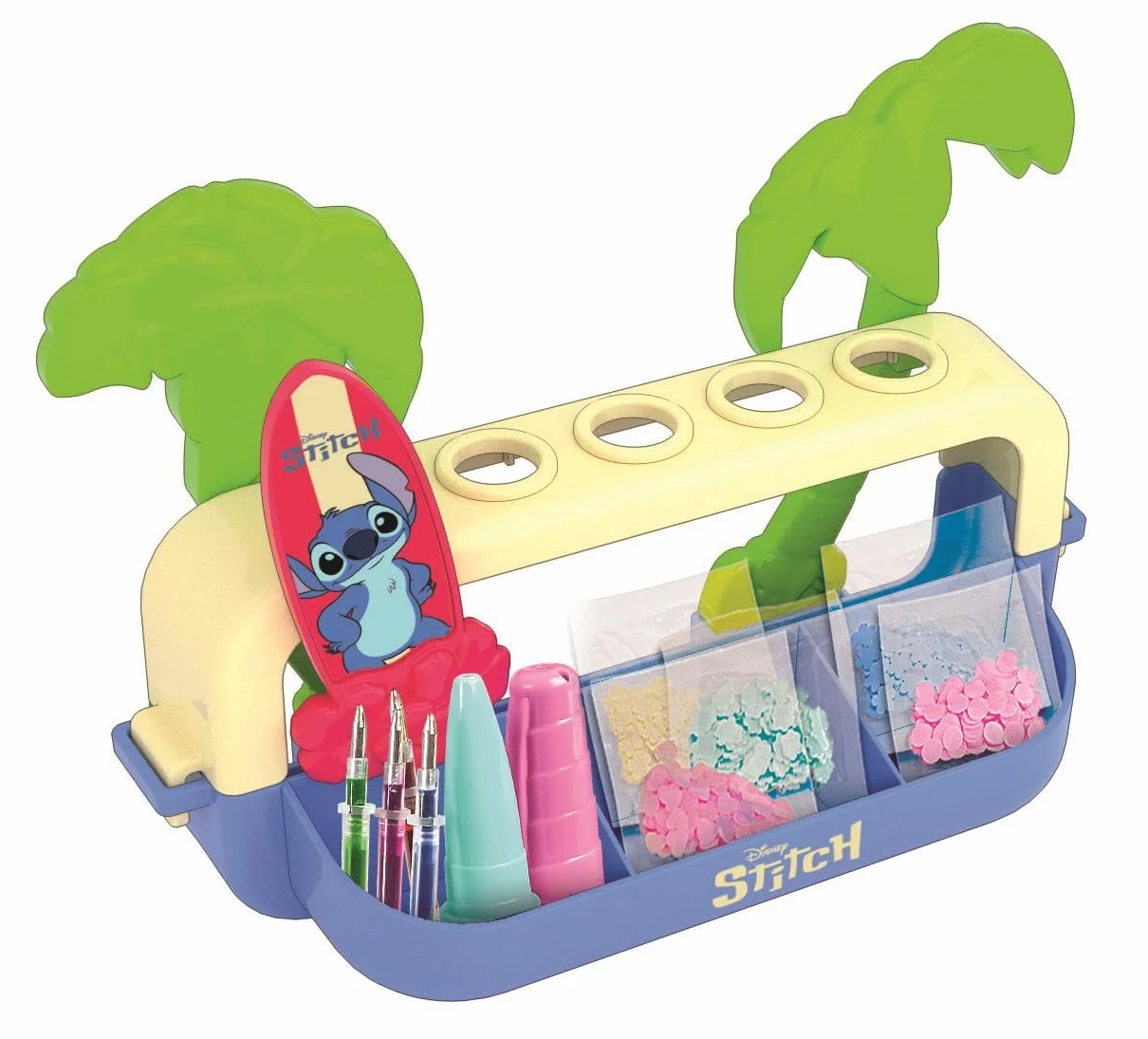 Clementoni Stylos Stitch à Personnaliser - Loisirs Créatifs 25 Accessoires - 6 Ans+