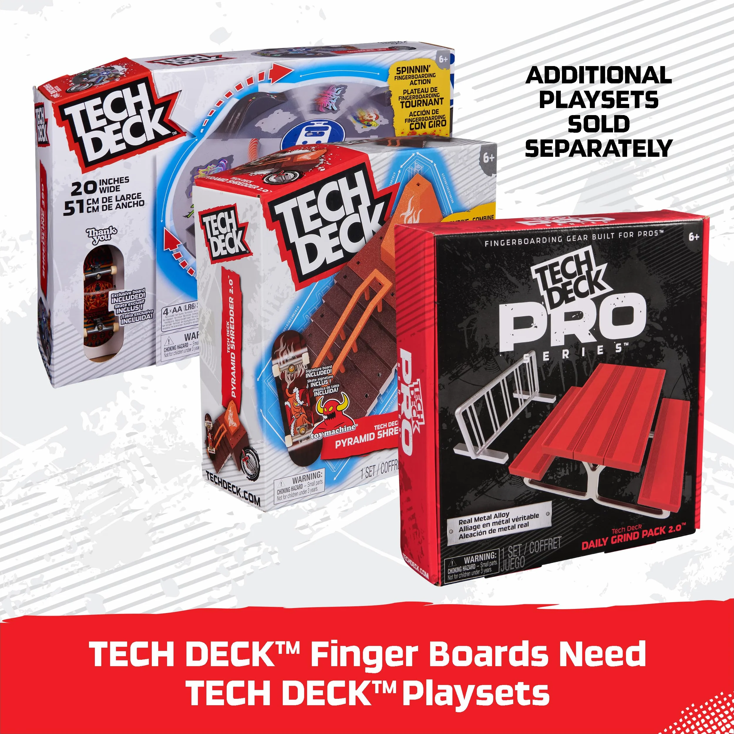 Tech Deck Spongebob Sk8shop Lot Mini Skateboards à Collectionner Personnalisables Jouets Enfants 6 Ans