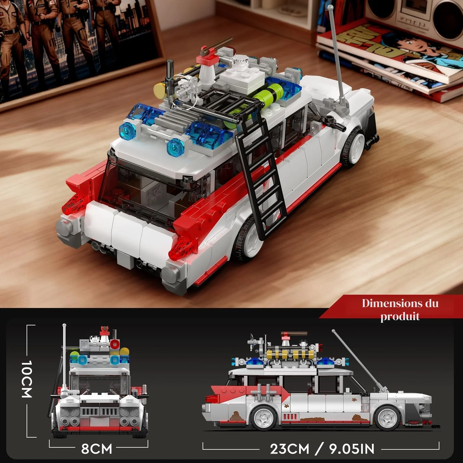 Mould King 10021 Voiture de course technique jouet de construction 646 pièces