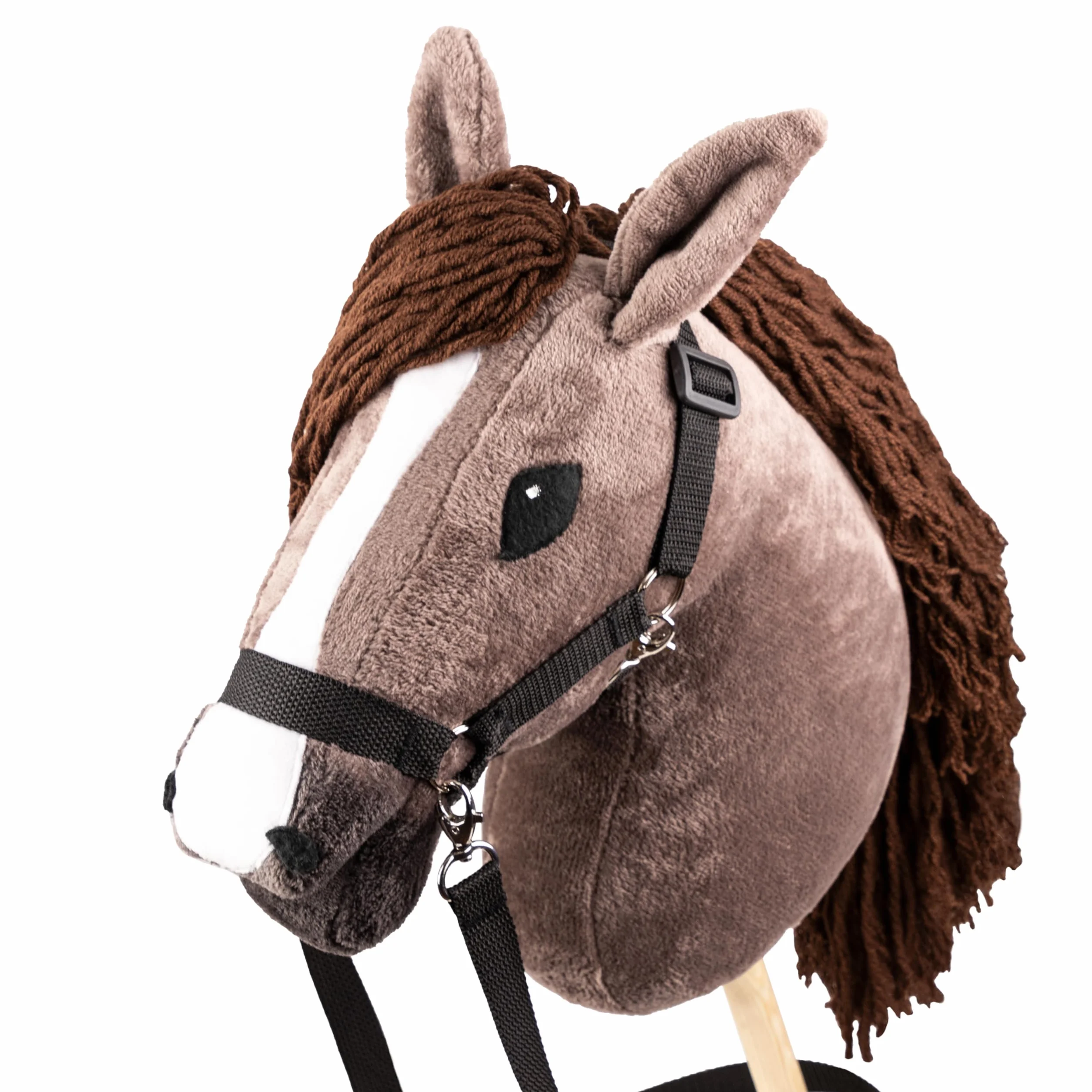 SKIPPI Hobby Horse Alezan A3, Licol et Rênes Inclus, Cheval Bâton à Chevaucher Réaliste