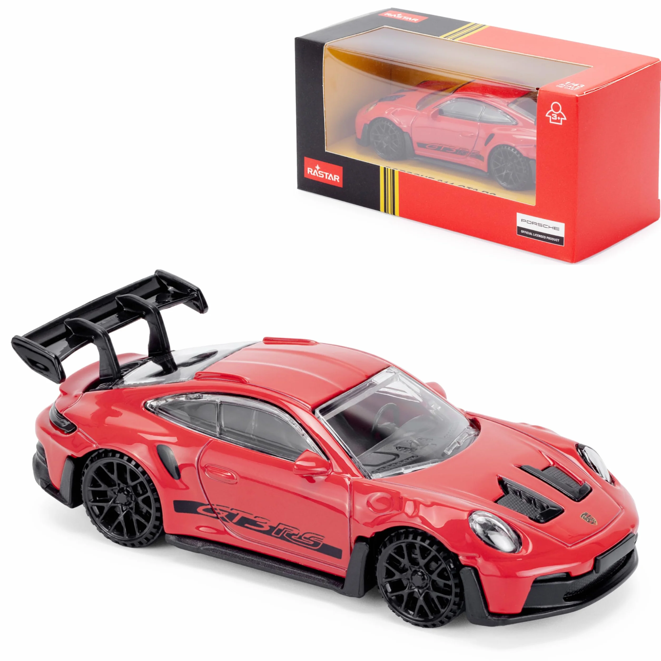 Porsche 911 GT3 RS Voiture moulée sous Pression 1:43 Rouge Édition Collectors