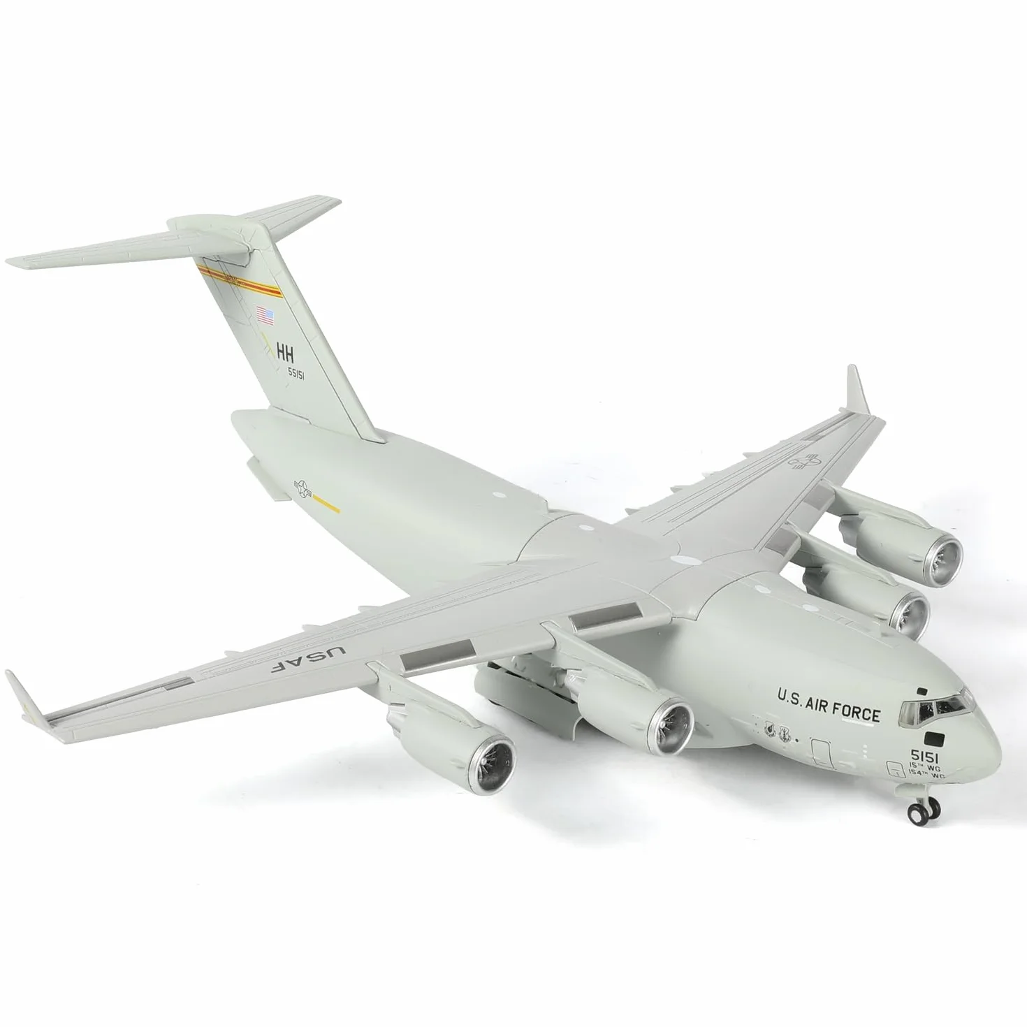 NUOTIE C-17 Globemaster III Modèle d'avion en métal Alliage moulé sous Pression 1/200 Transport