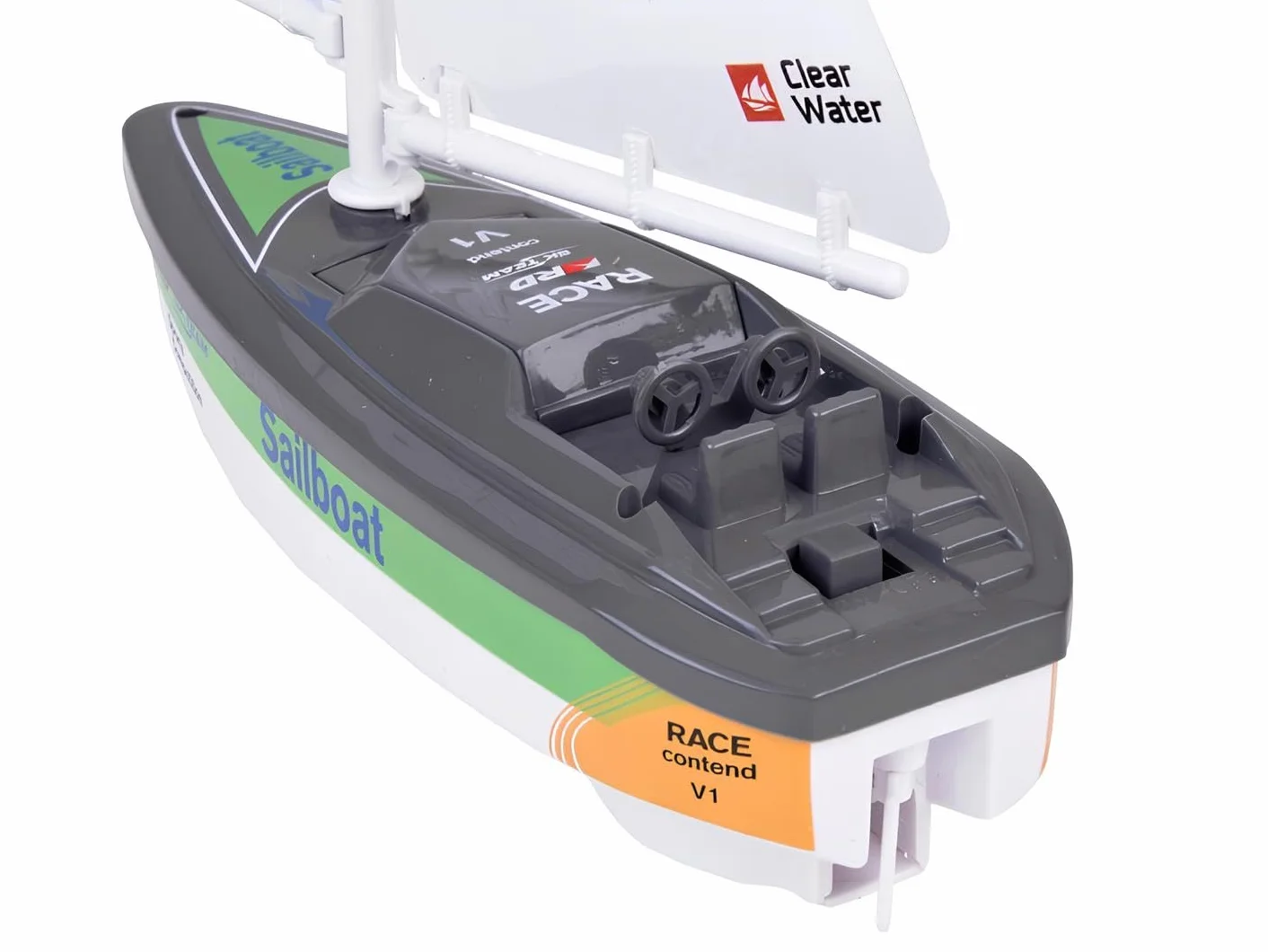 Bateau à voile Jouet à Batterie à Moteur Électrique pour Enfants