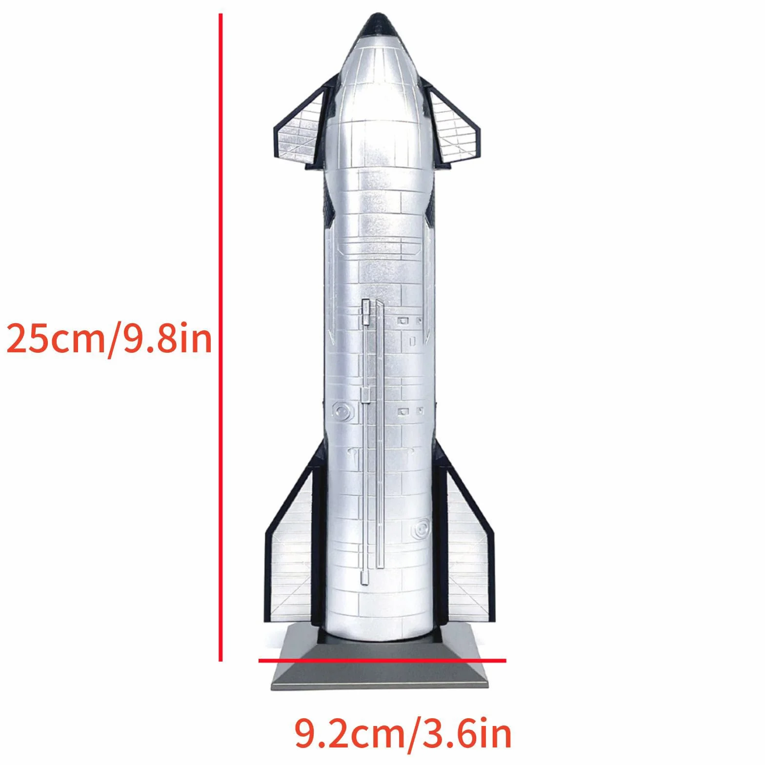SpaceX Starship S24 Falcon Heavy Dragon Modèle Alliage Memorial Aerospace Miniature 1:200