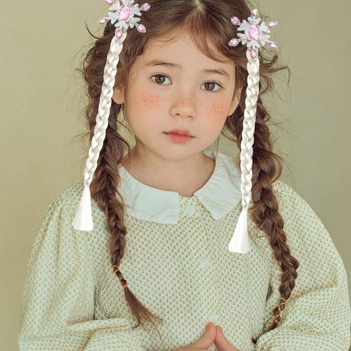 Tresses De Perruque Pour Enfants, Accessoires Cheveux Créatifs, Queues De Cheval Amusantes