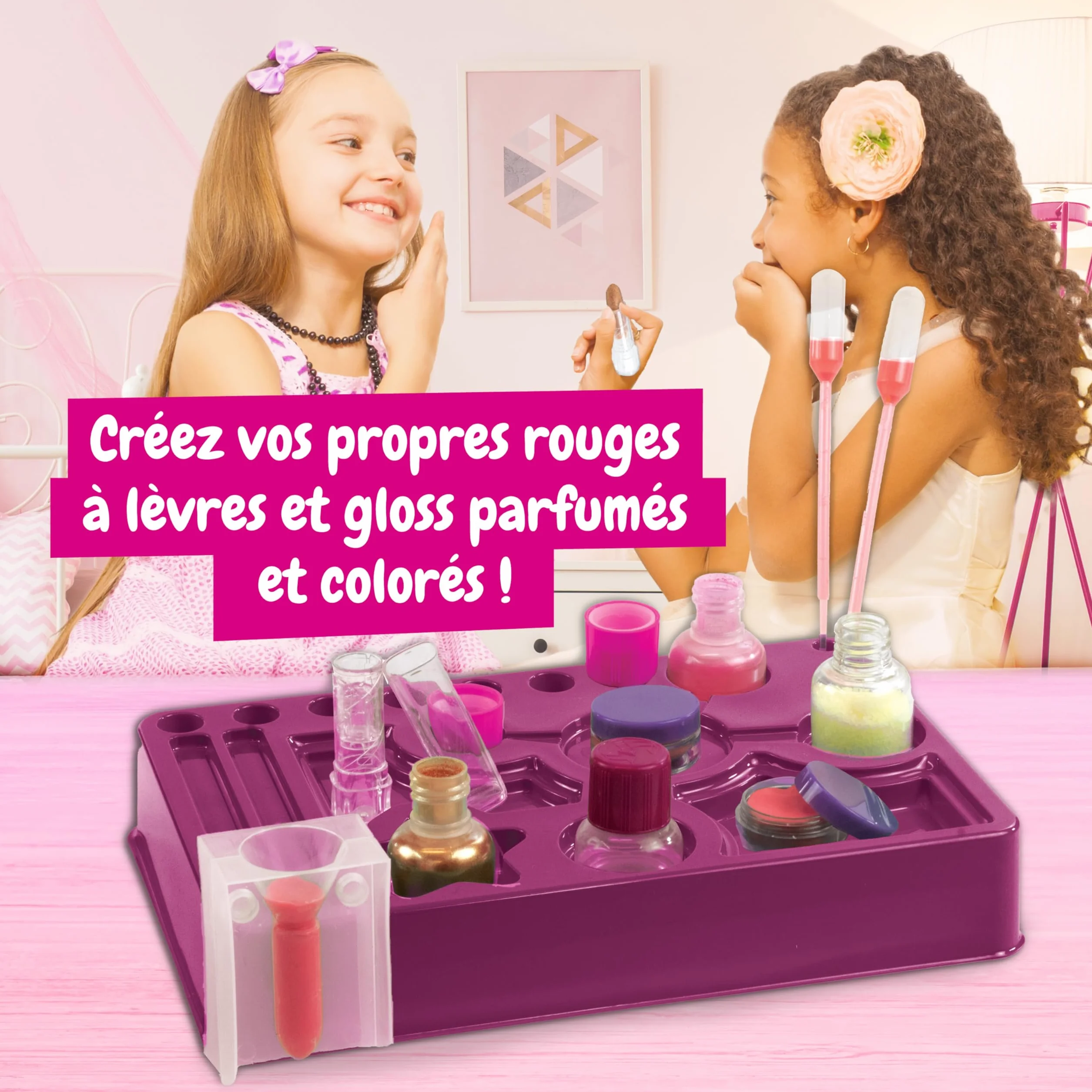 Science4you Kit de Fabrication de Gloss et Rouge à Lèvres pour Enfants 8+ Ans – 7 Activités de Beauté, Cadeau pour Filles