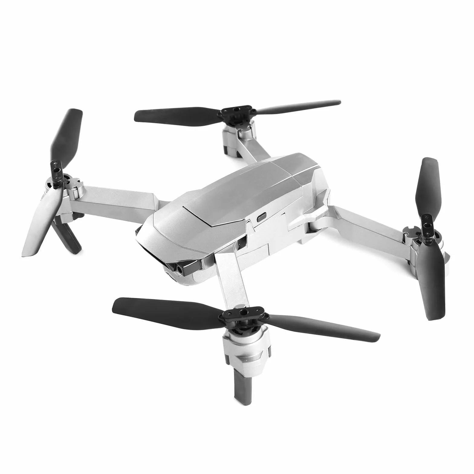 Hélices RC 24cm Plastique Noir Doré Autobloquante Faible Bruit pour Avion Drone 4 Ensemble