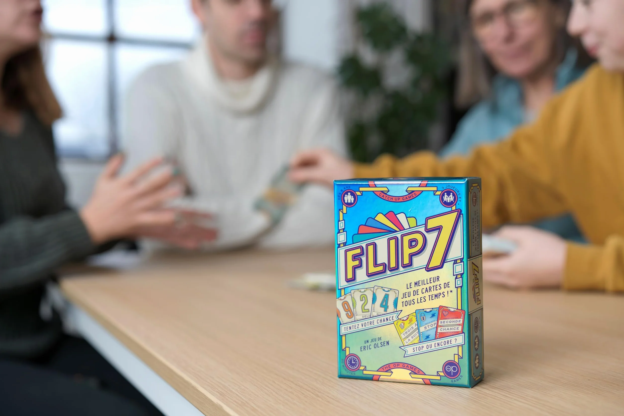 Catch Up Games Flip 7 Version Française Jeu de Cartes 3-6 Joueurs 8 Ans et Plus Règles Simples