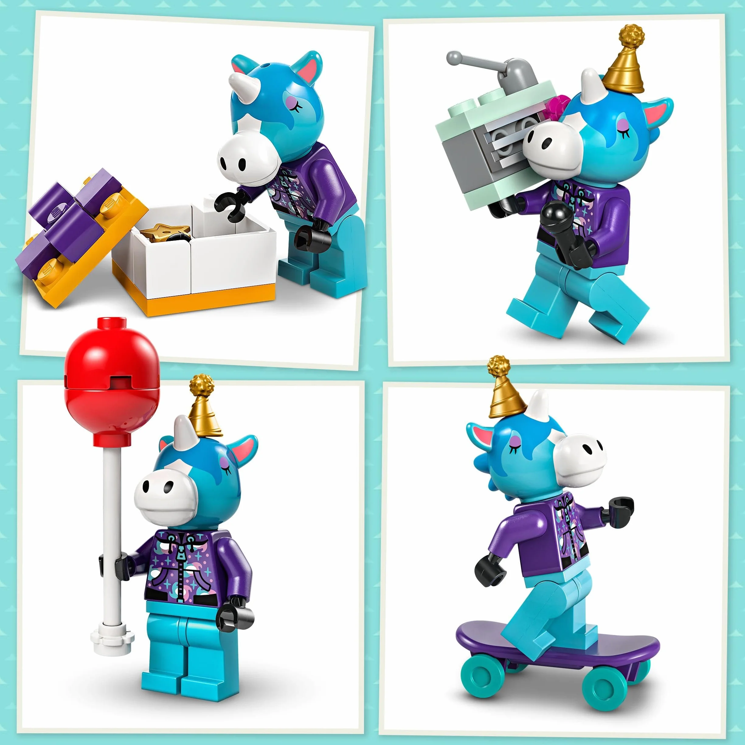 LEGO Animal Crossing Goûter d’Anniversaire de Lico 77046 Jouet de Construction Créatif pour Enfants Dès 6 Ans