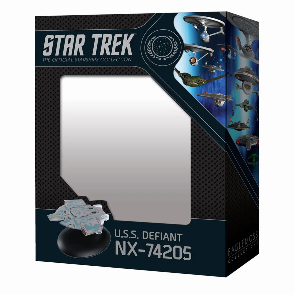 Star Trek U.S.S. Defiant NX-74205 Starship Box Display Edition Collection officielle Eaglemoss