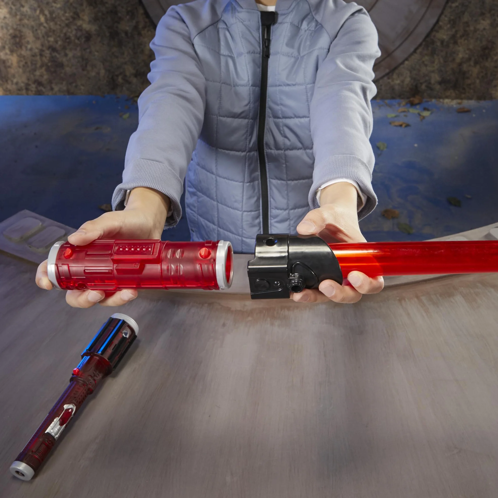 Star Wars Lightsaber Forge Kyber Core Sabre Laser Dark Vador Rouge Personnalisable Jouet Enfants 4 Ans