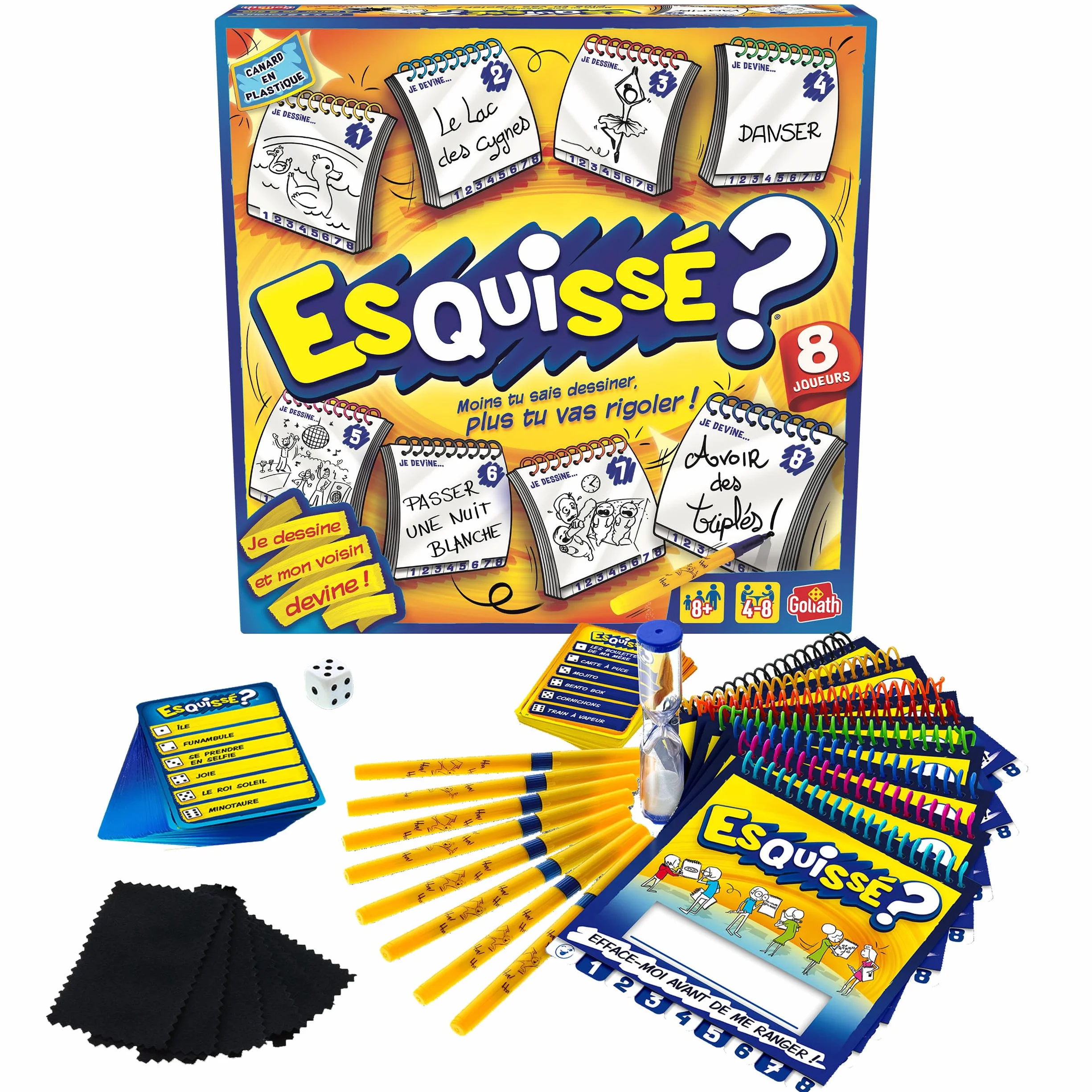 Goliath ESQUISSE 8 JOUEURS Jeu de Société pour Enfants dès 8 Ans - Dessin