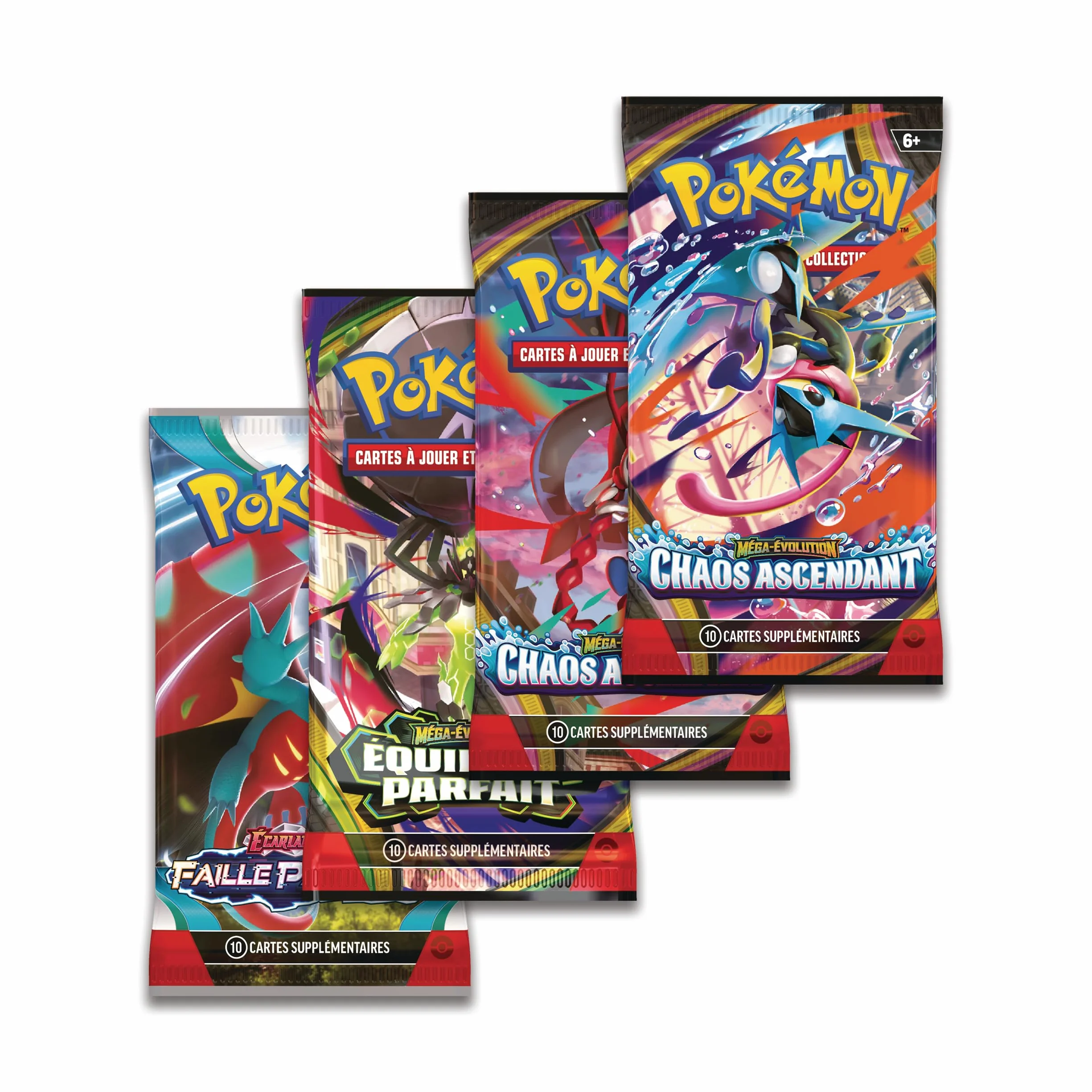 Pokémon Méga Clair de Lune Méga-Mélodelfe-ex 4 boosters 1 Carte Promo Brillante