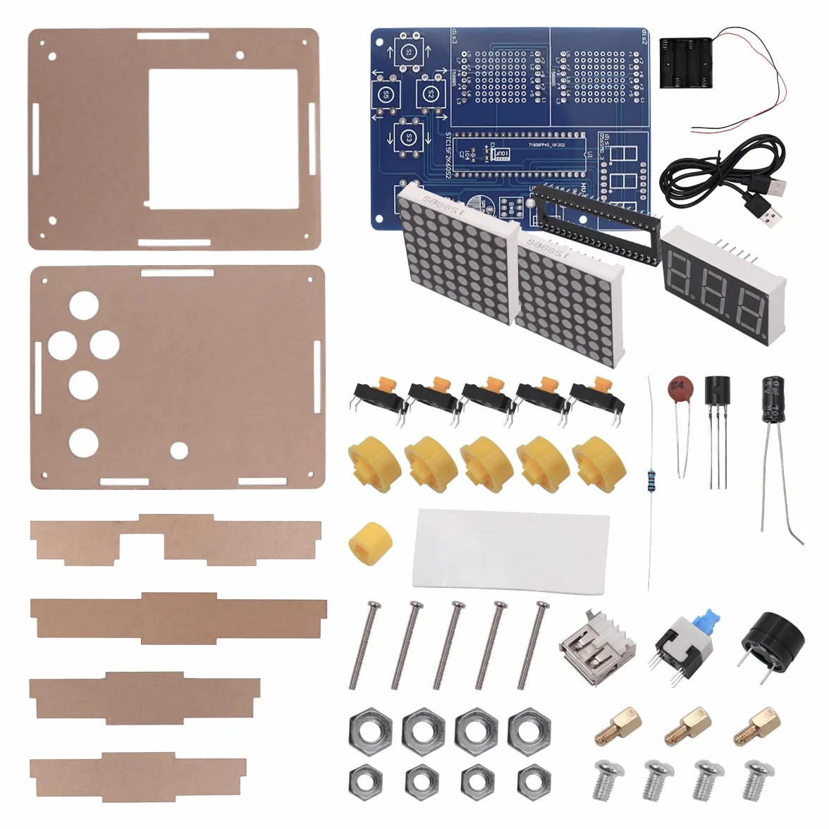 POFET Kit de Pratique de Soudure pour Console de Jeux rétro Portables USB