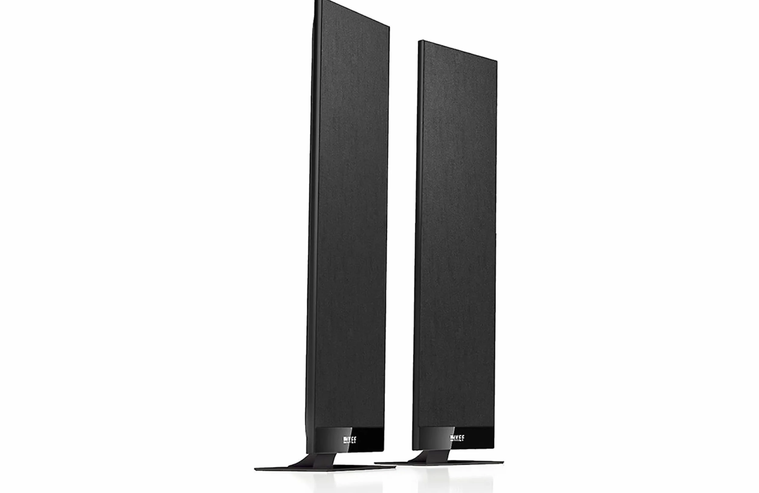 KEF T301 Paire d'enceintes noires Super Slim 3,5cm HiFi Home Cinema TV