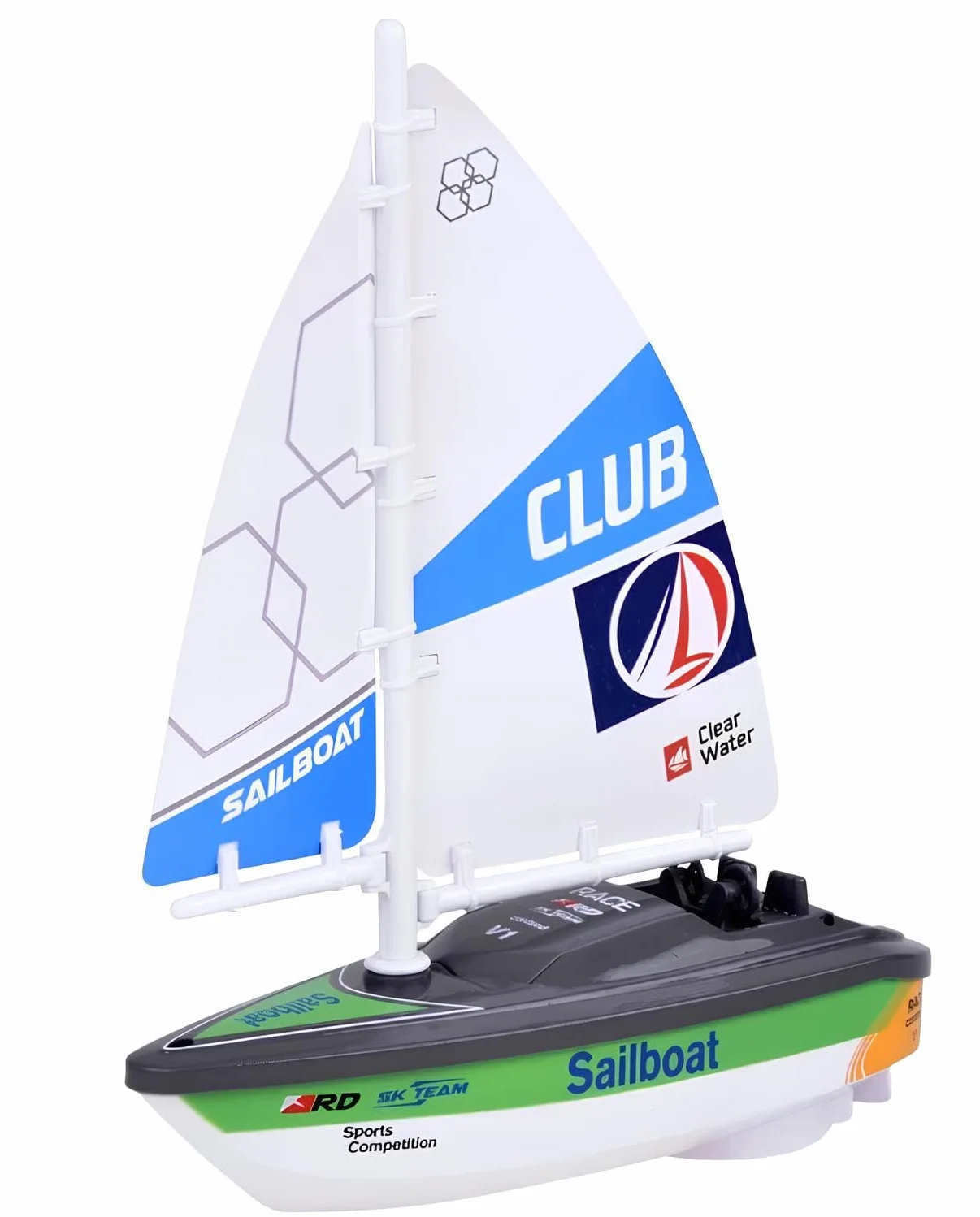 Bateau à voile Jouet à Batterie à Moteur Électrique pour Enfants