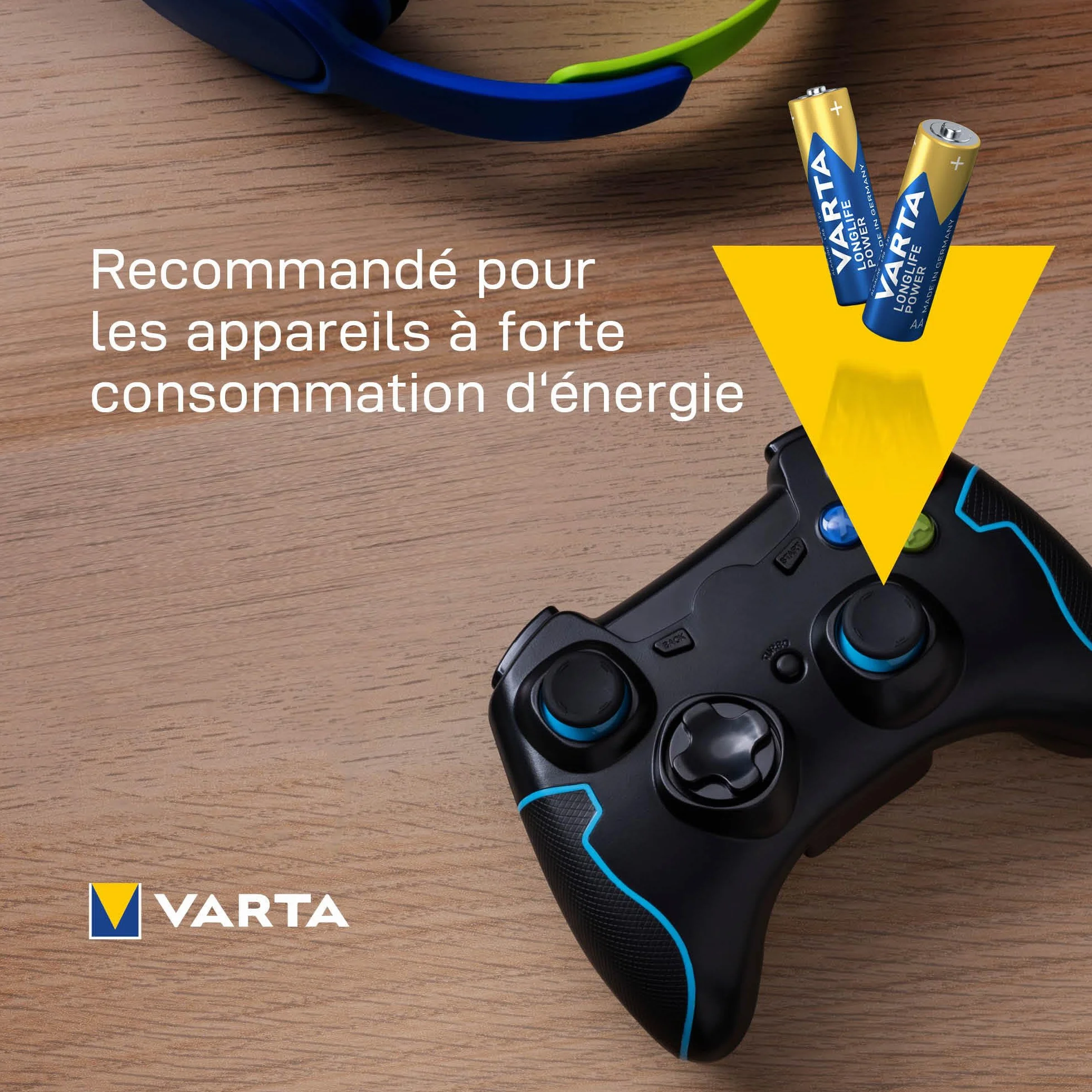 VARTA Piles AA Longlife Power Alcalines 1,5V Lot de 20 Emballage Recyclé Made in Germany