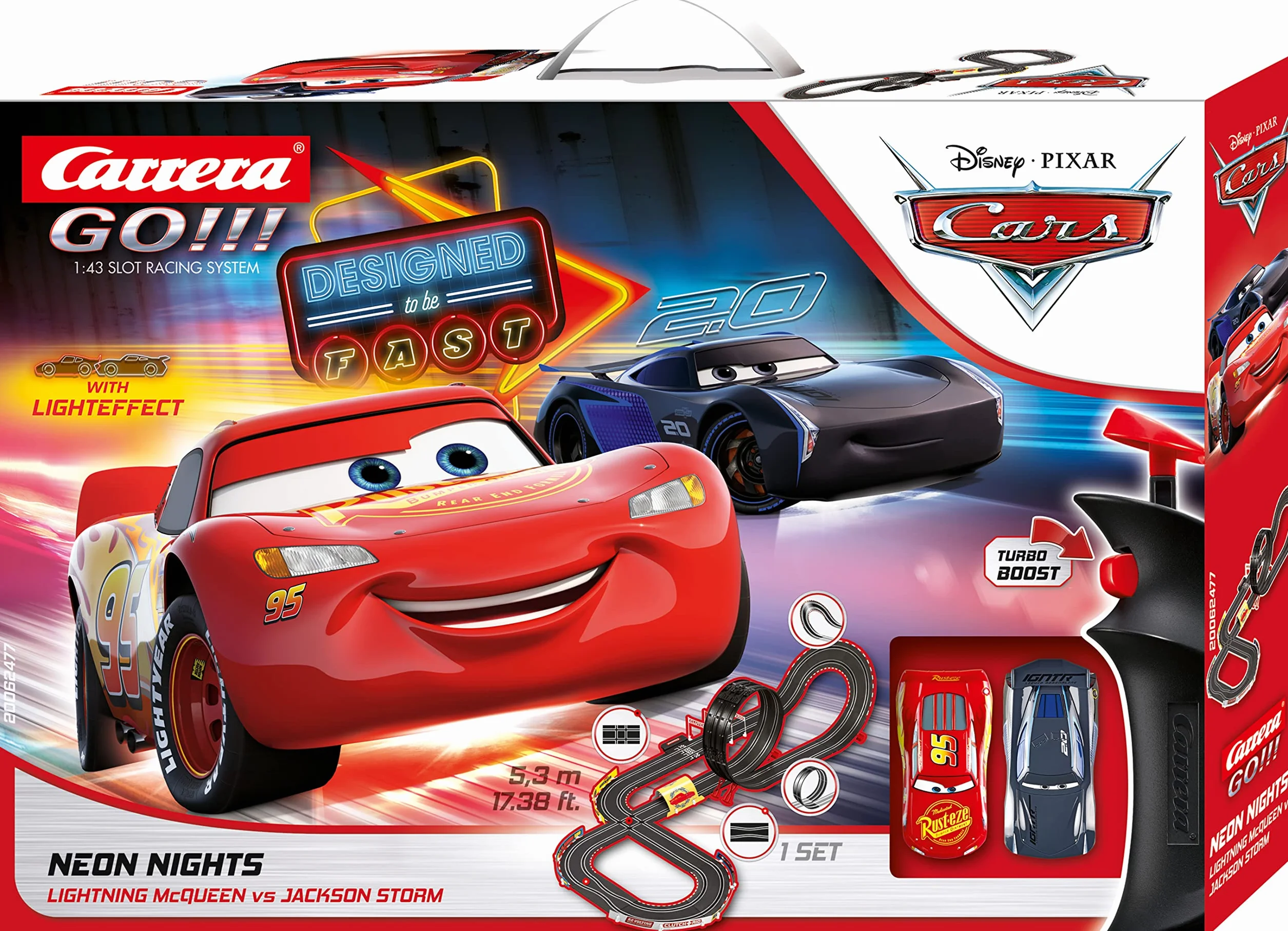 Carrera - 20062477 - Disney·Pixar Cars - Neon Nights - GO!!!