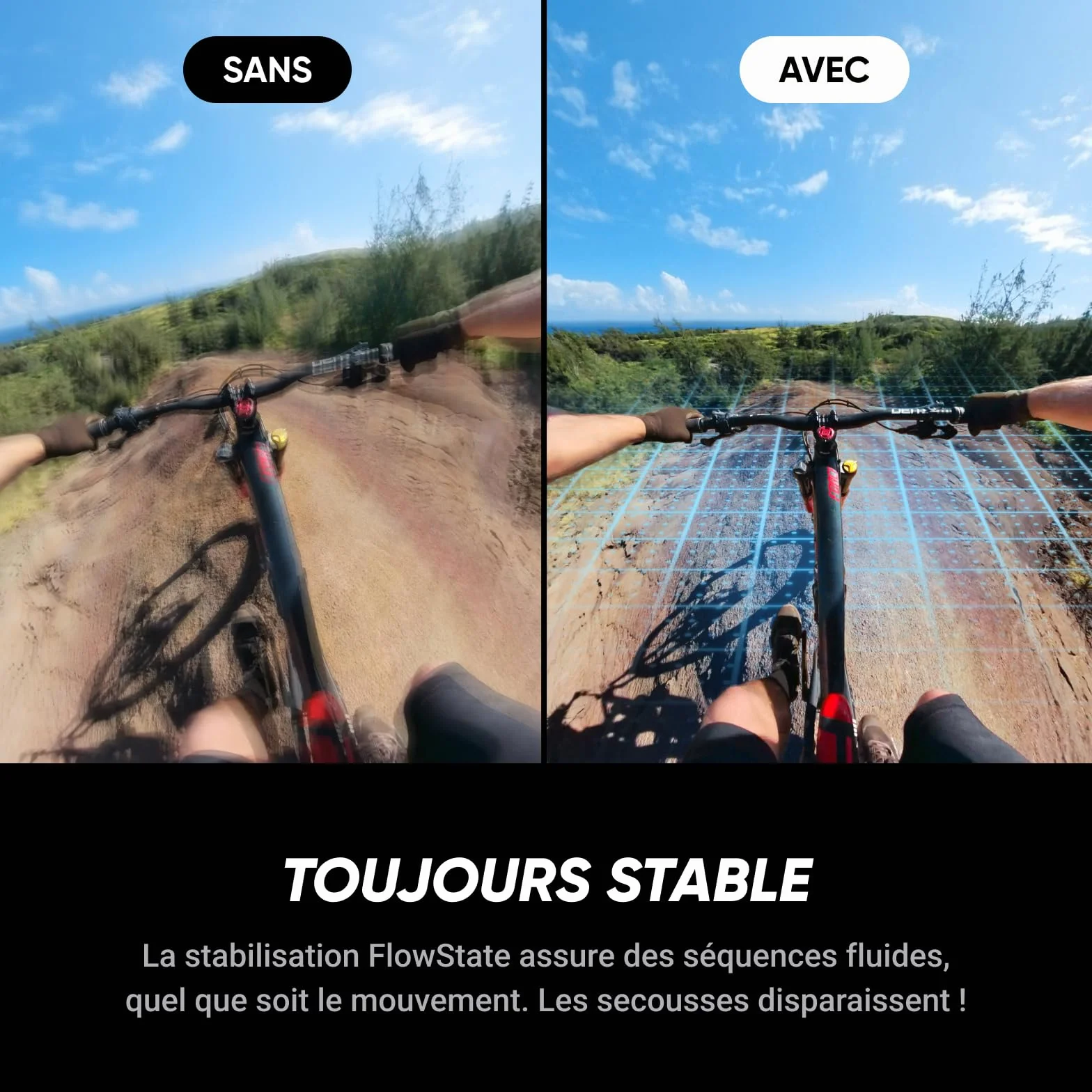 Insta360 X5 Caméra 360 8K, Perche Invisible, Étanche, pour Moto Sport Voyage