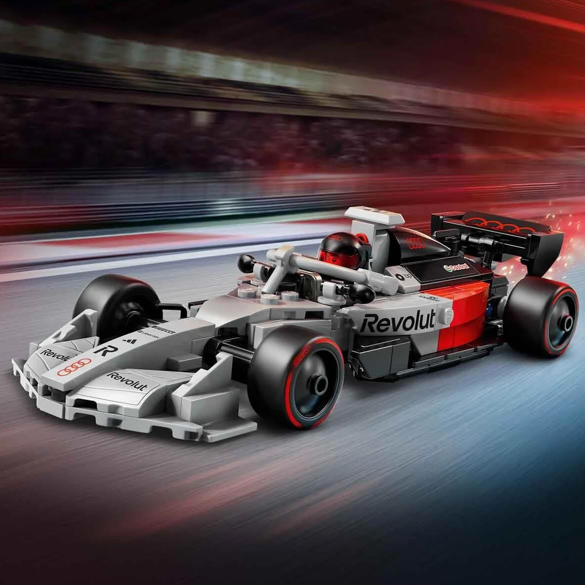 LEGO Speed Champions Audi Revolut F1 Team R26 Voiture de Course 77259 Jouet Maquette Minifigurine Pilote