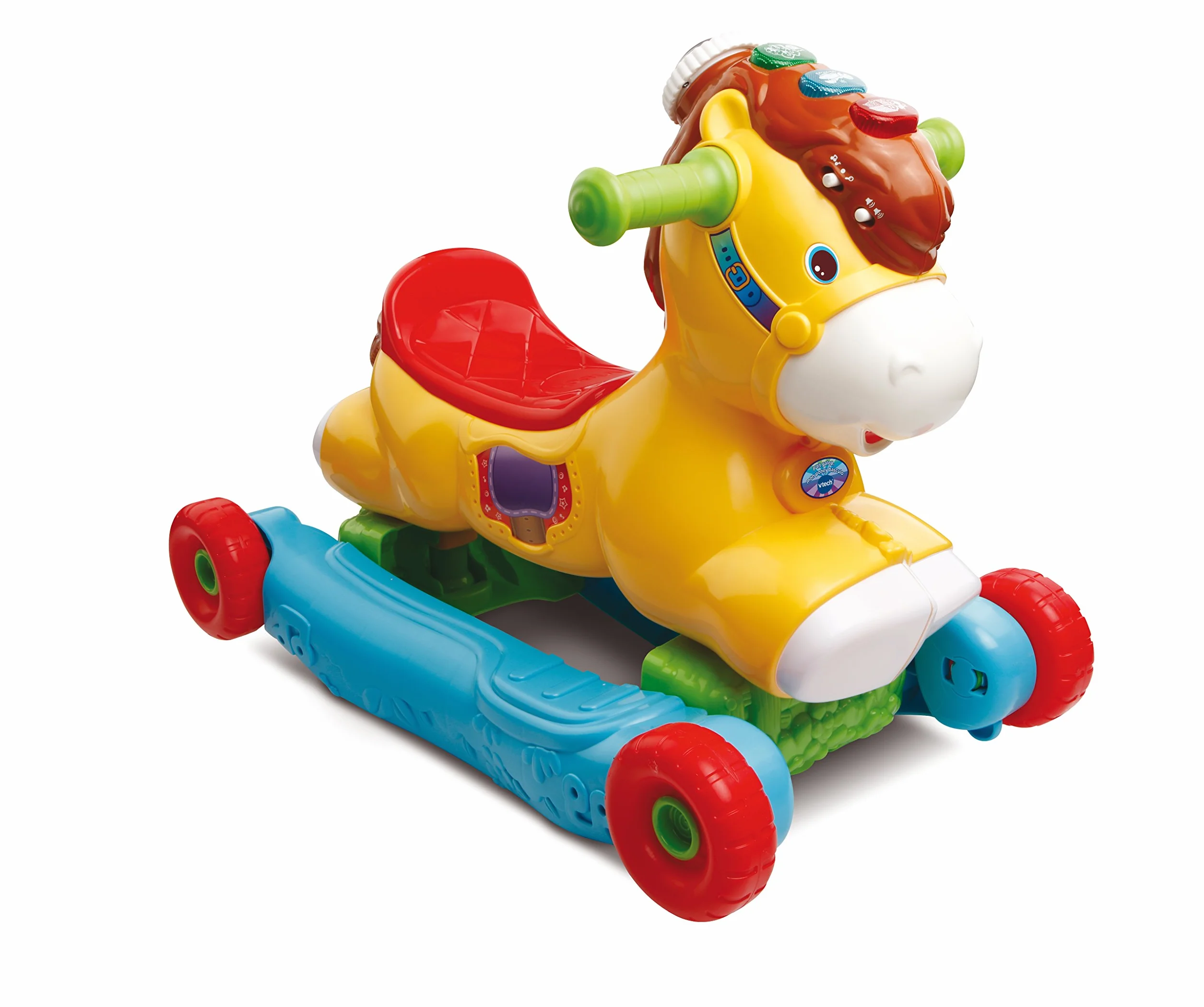 VTech P'tit Galop Mon Poney Basculo Cheval à Bascule Interactif Jouet d'Activité Éveil Musical Cadeau Bébé 1 an