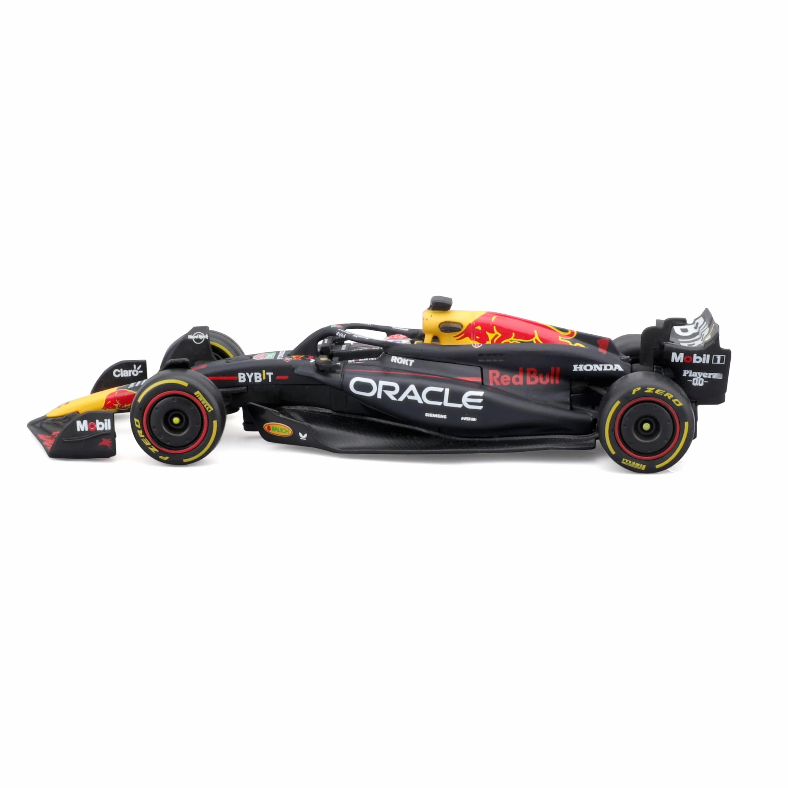 Bburago F1 Red Bull Racing RB20 n°1 Verstappen 1:43 modèle réduit avec casque et vitrine 2024