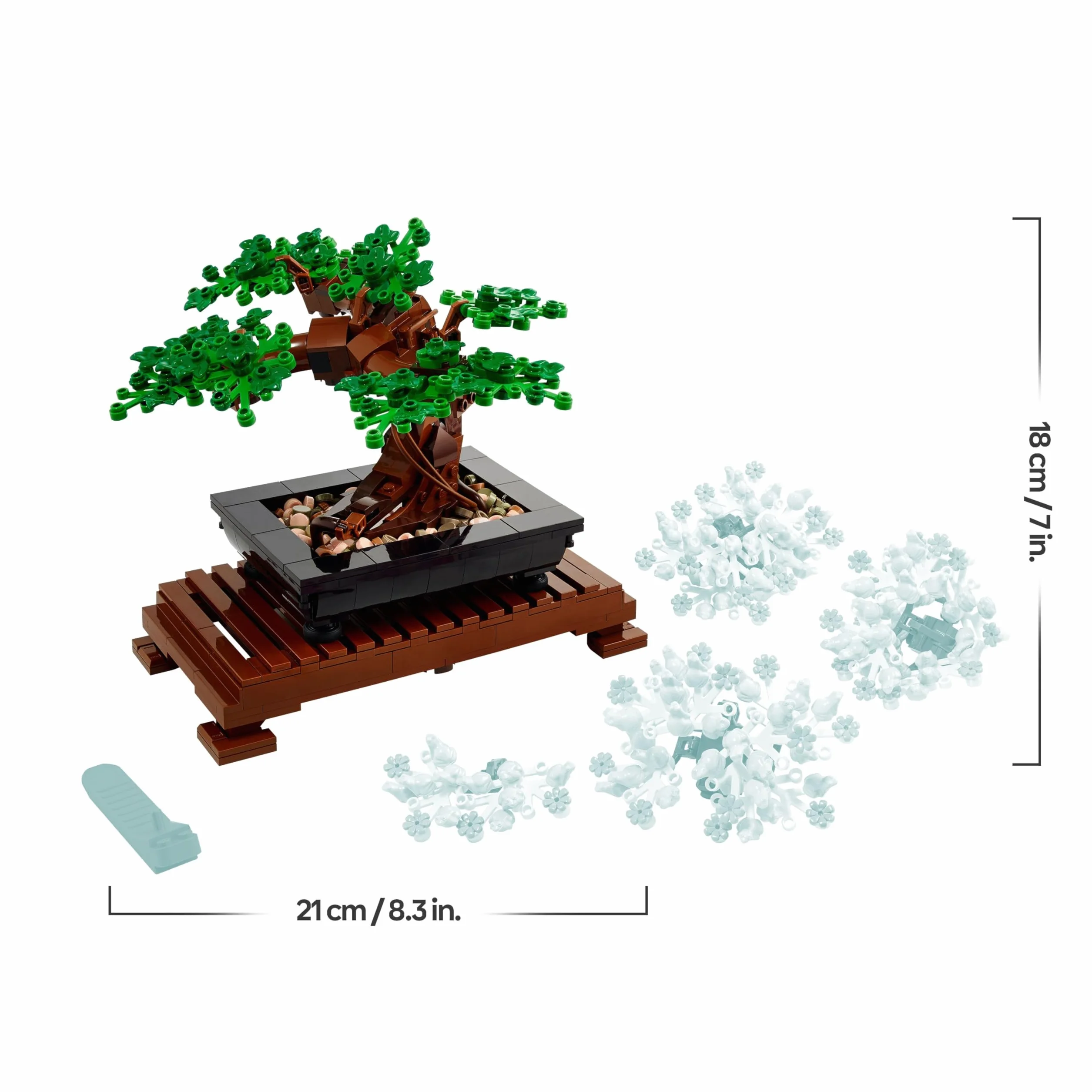 Lego Botanicals Bonsaï 10281 - Set de Construction avec Plante Artificielle pour Adulte