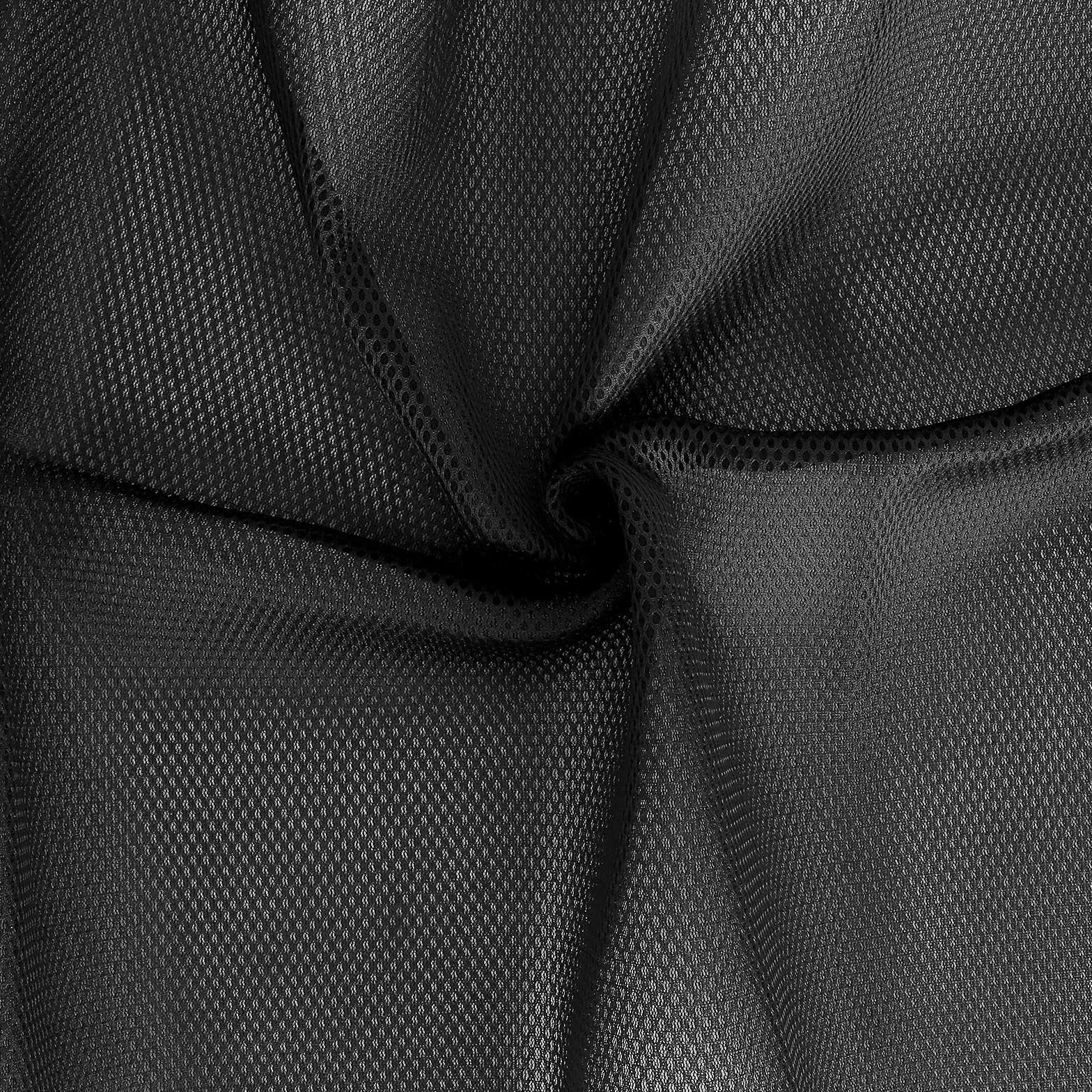 Tissu acoustique HiFi grille de protection pour haut-parleur Noir 140 x 50 cm