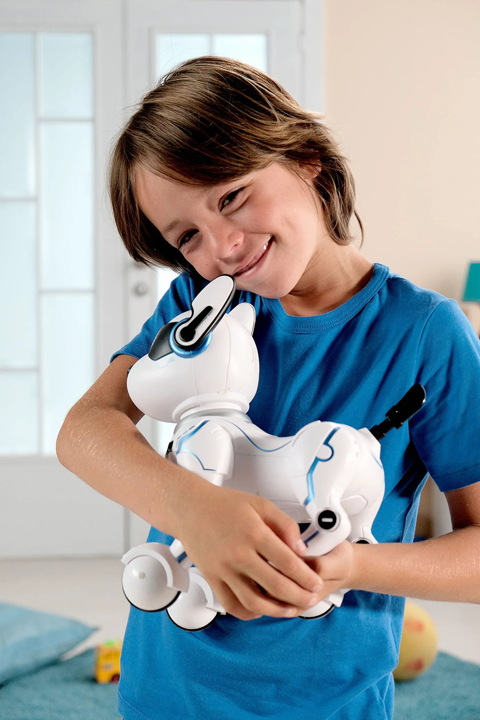 Lexibook Power Puppy Robot Chien Savant Programmable avec Télécommande, Dressage, Contrôle Gestuel, Danse, Musique, Effets Lumineux, Rechargeable DOG01