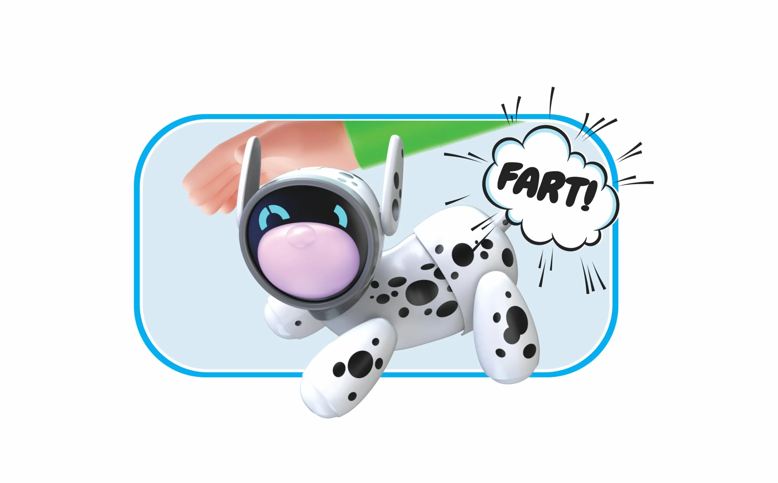 Silverlit Ycoo Chien Robot Jiggo Interactif avec Télécommande Nez Lumineux Capteur Tactile