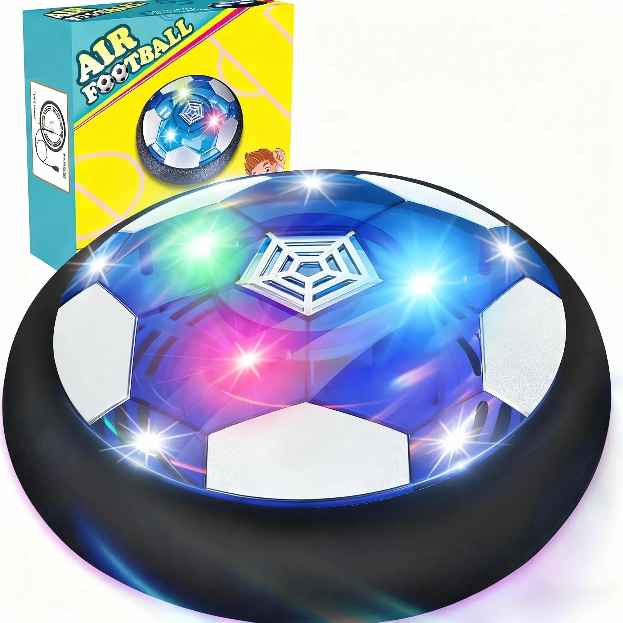 lenbest Air Power Football Jouet Enfant Rechargeable Ballon de Foot Cadeau Garcon