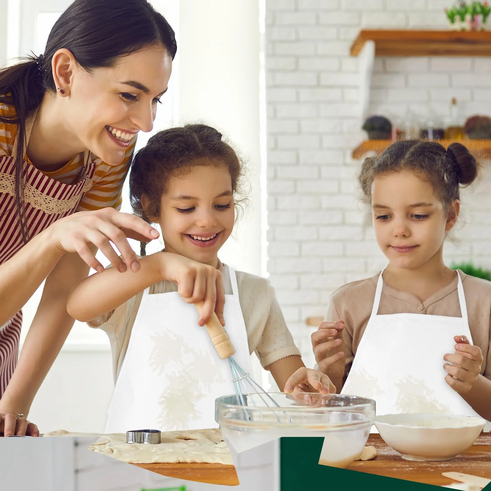 Tabliers de peinture pour enfants avec 2 poches spacieuses