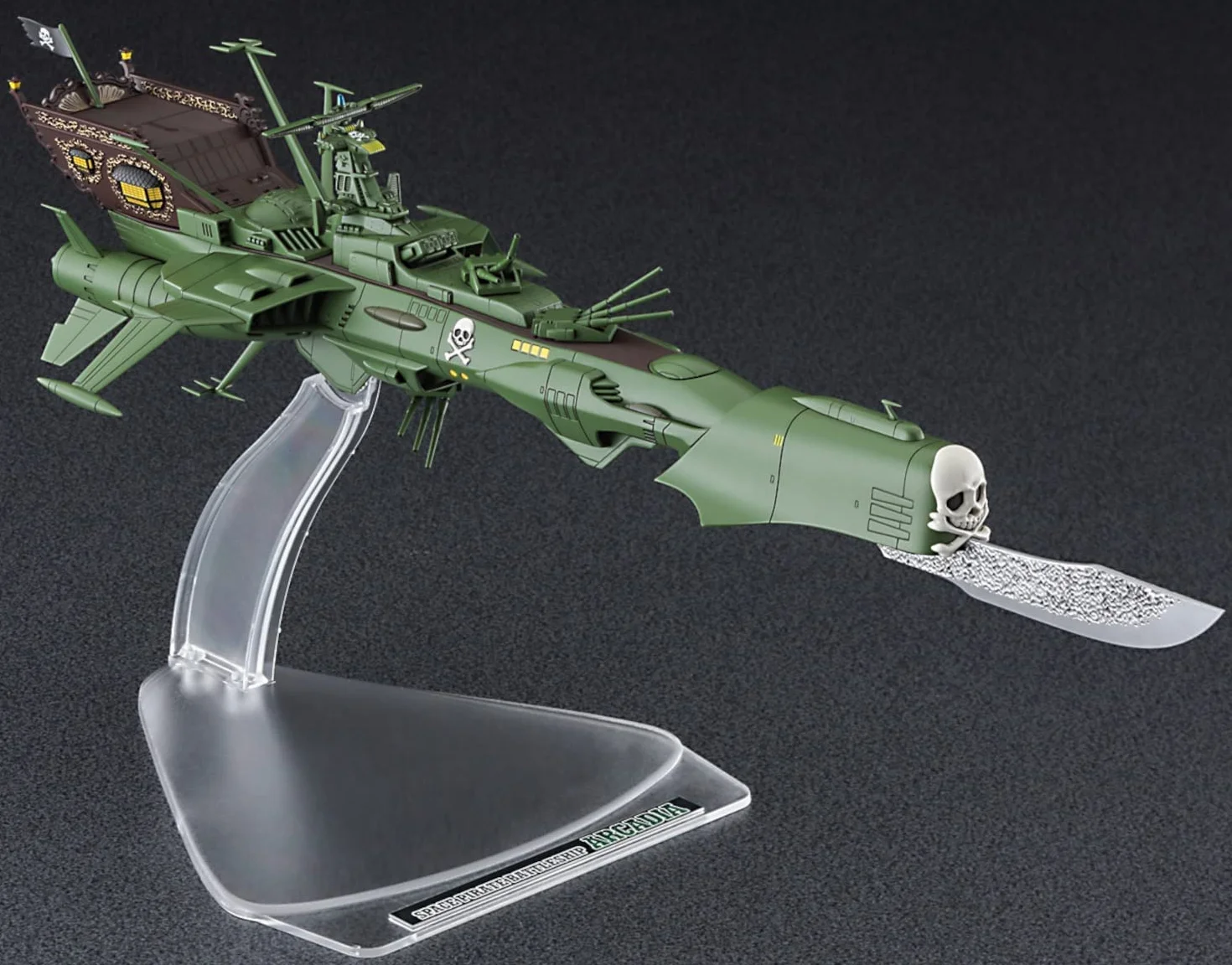 Hasegawa 64802 1/2500 Space Pirate Battleship Arcadia Galaxy Express Anime Kit de modélisme