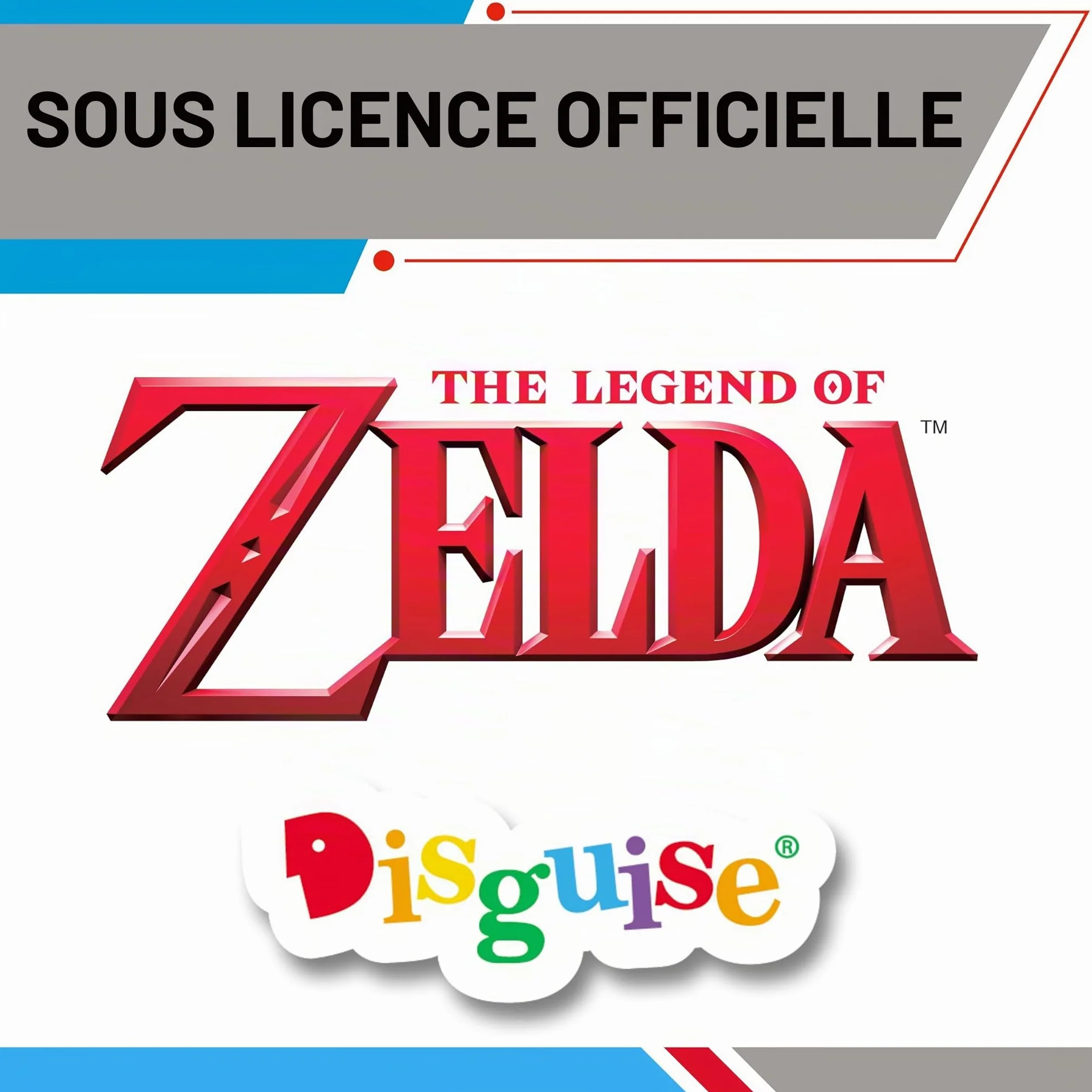 Épée lumineuse Legend of Zelda 73 cm sous licence officielle Disguise avec fourreau et poignée LED