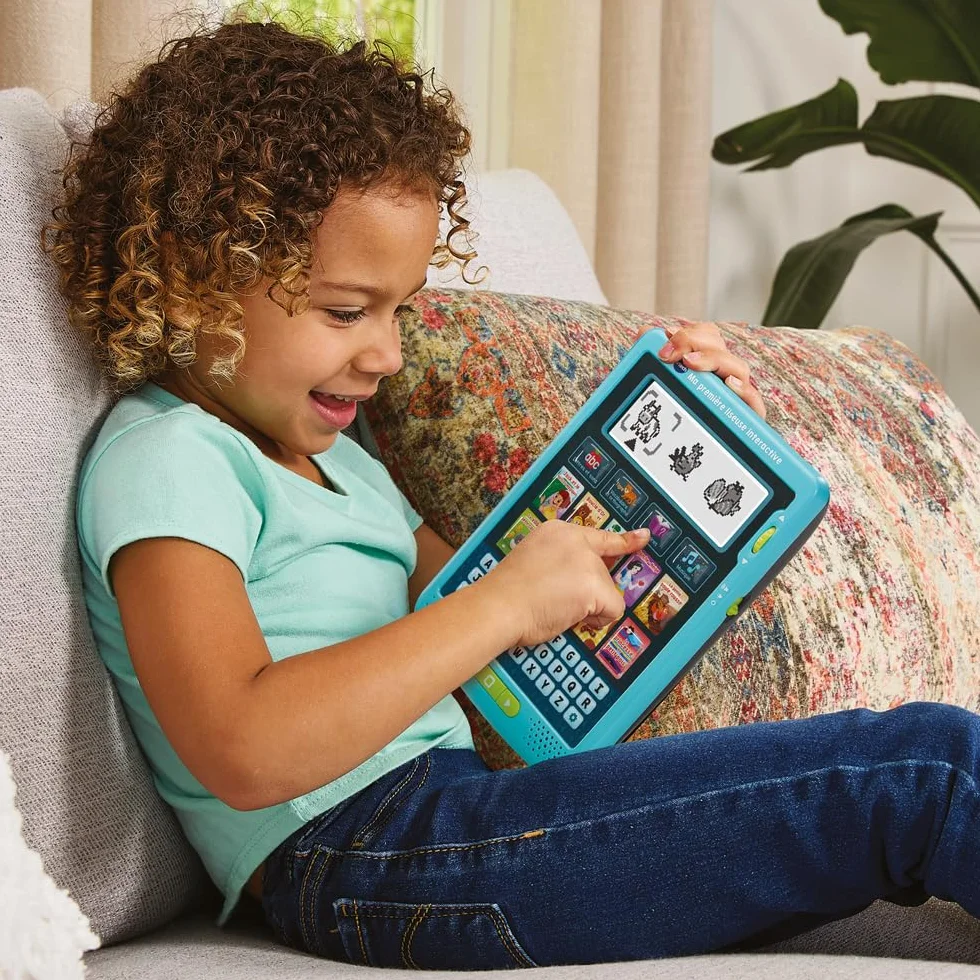 VTech Ma Première Liseuse Interactive Histoires à Lire et Écouter Liseuse Enfant Écran Animé Musique Jeux Éducatifs Cadeau 3-7 Ans Français