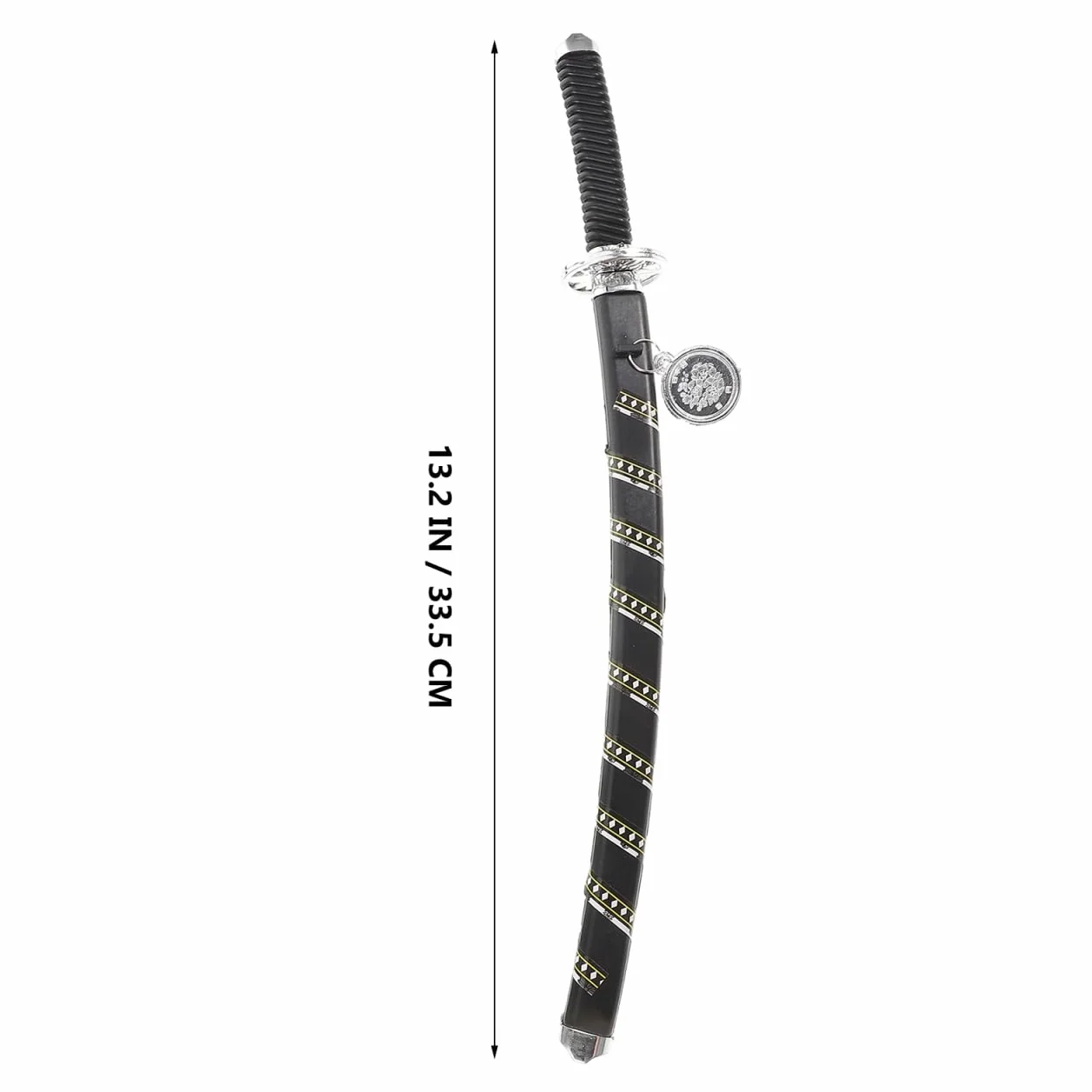 IMIKEYA Katana Cosplay Plastique Noir Lot De 2 Accessoire Jeux De Rôle Fêtes