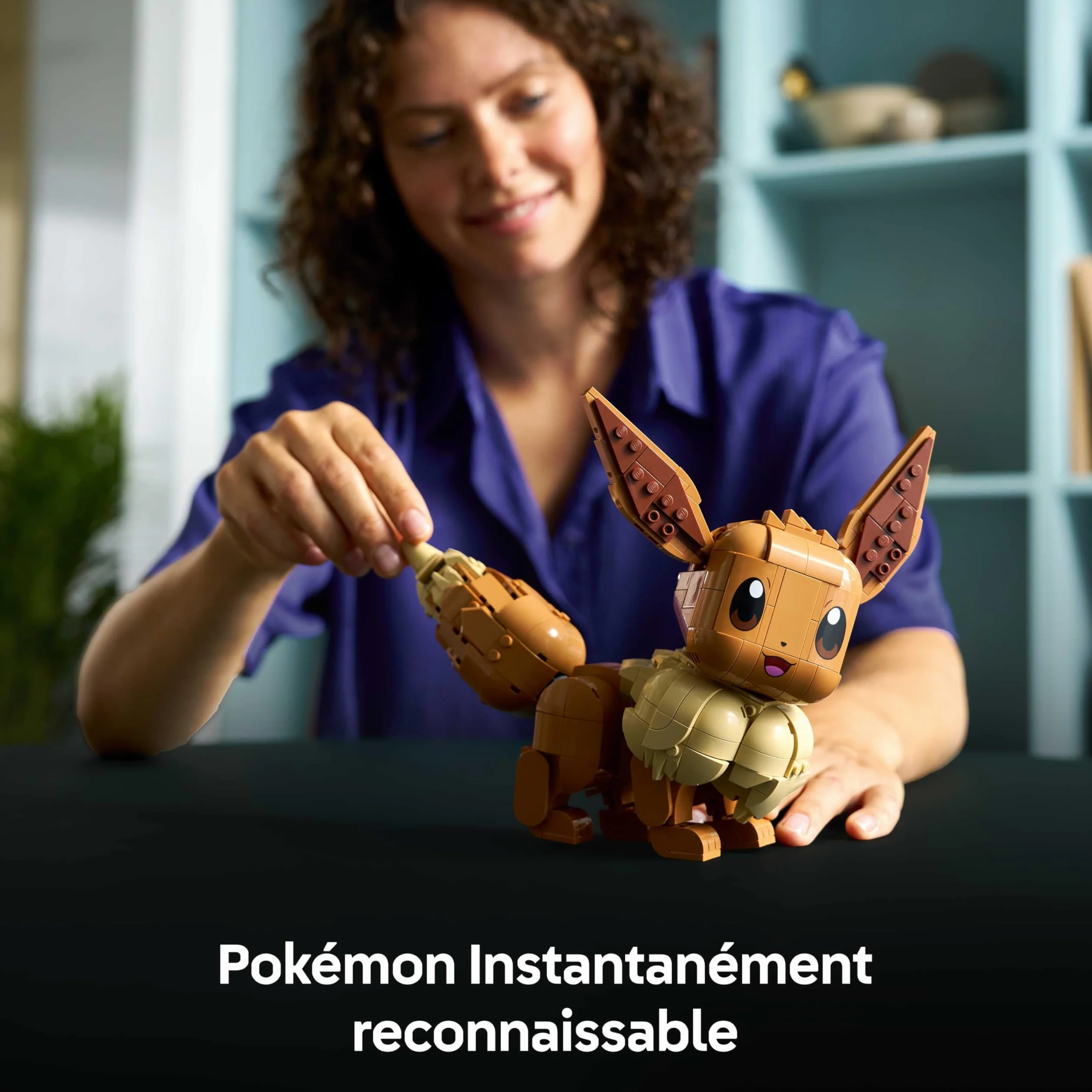 LEGO Pokémon Évoli Figurine Set de Construction pour Adulte Maquette Anime 72151