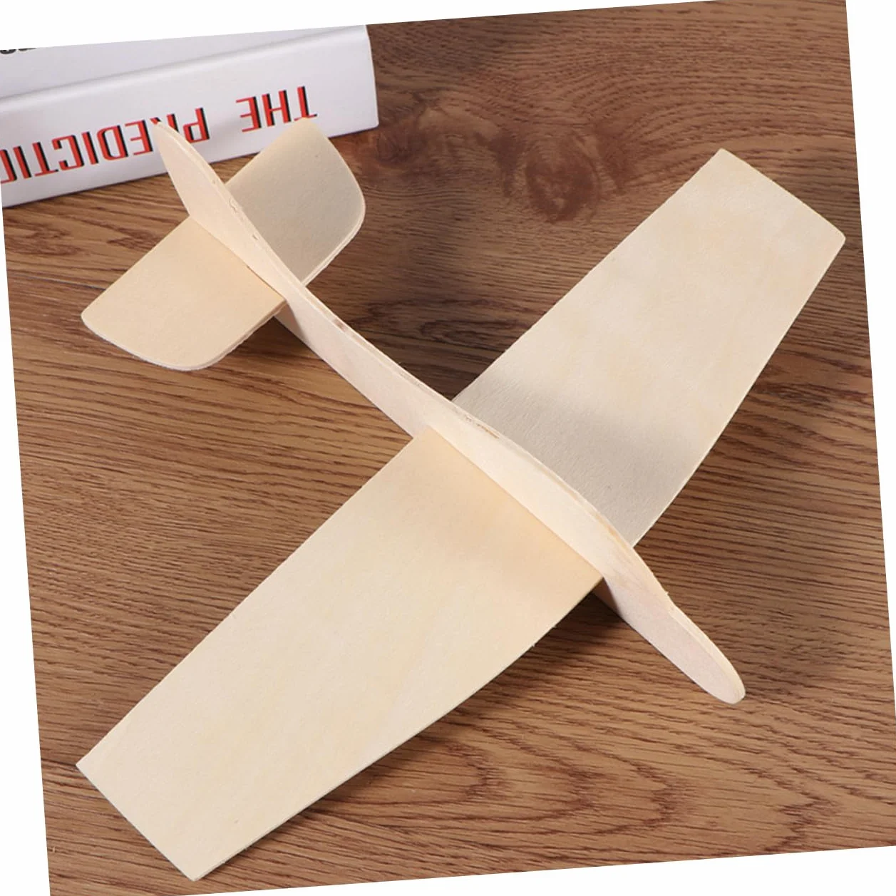 Kit de 15 Avions en Bois Brut à Assembler DIY Artisanat du Bois Surface Lisse