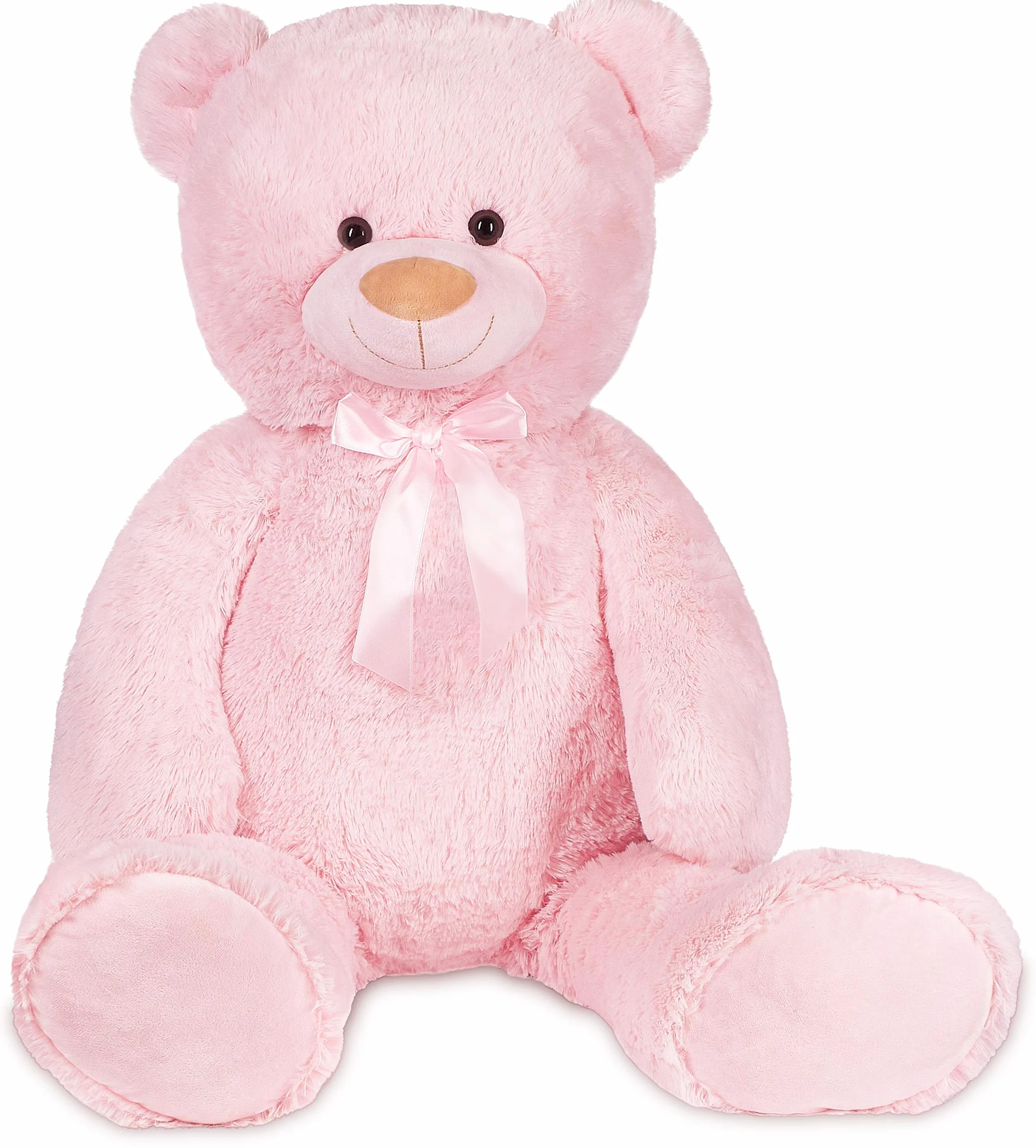 BRUBAKER Peluche géante XXL 100 cm Rose Ours Nounours